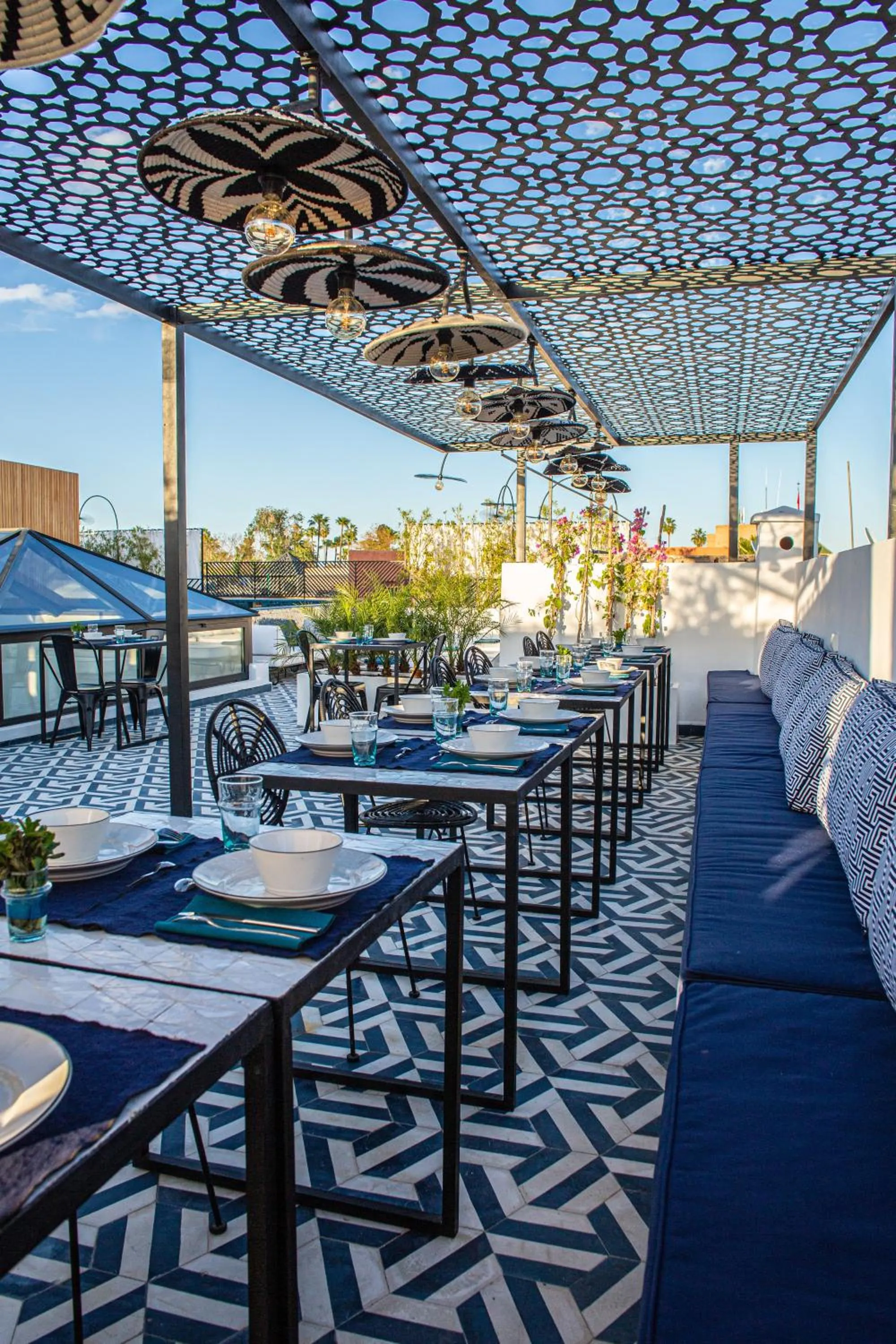 Patio in Le Pavillon de la Kasbah & SPA Marrakech