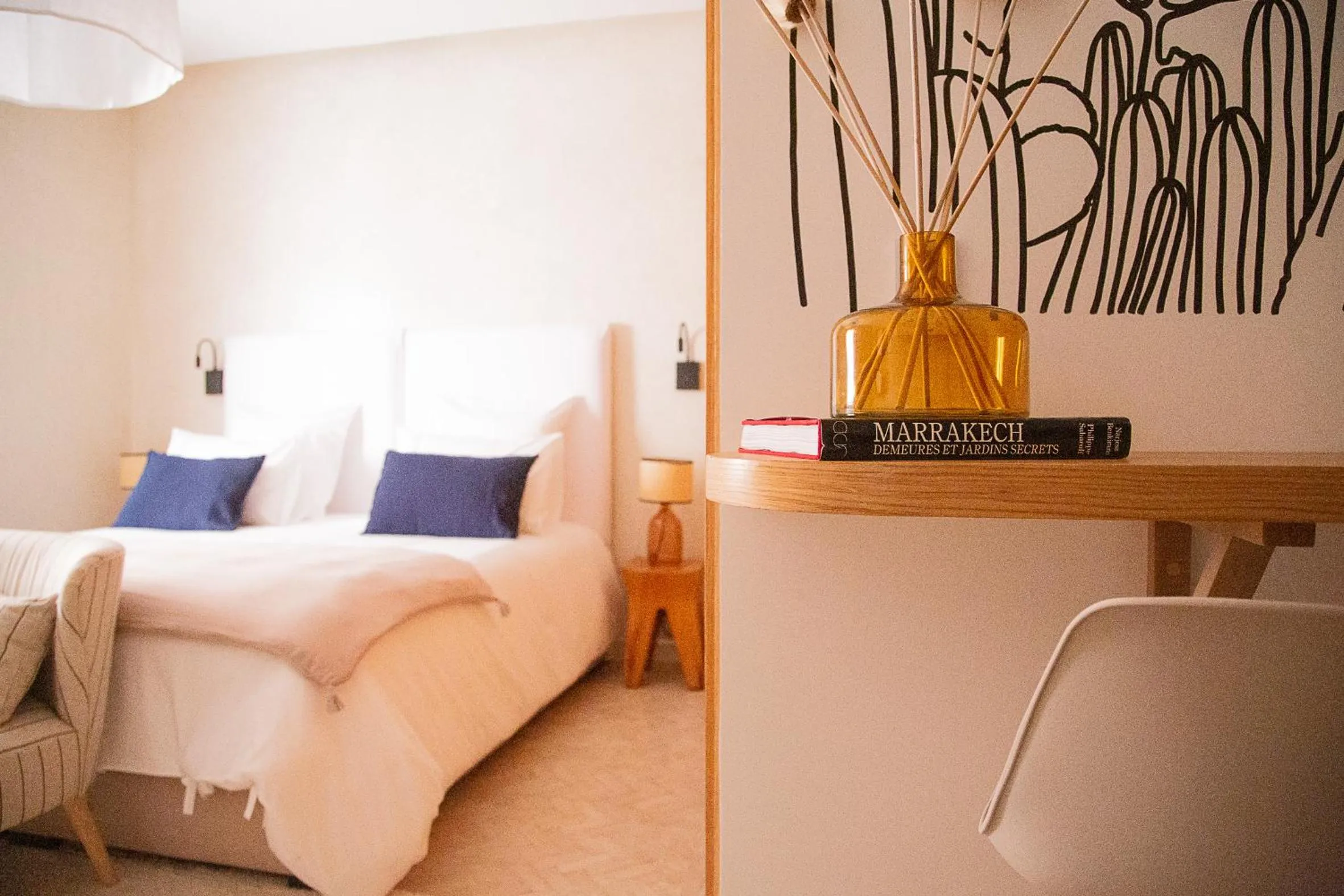 Bedroom, Bed in Le Pavillon de la Kasbah & SPA Marrakech