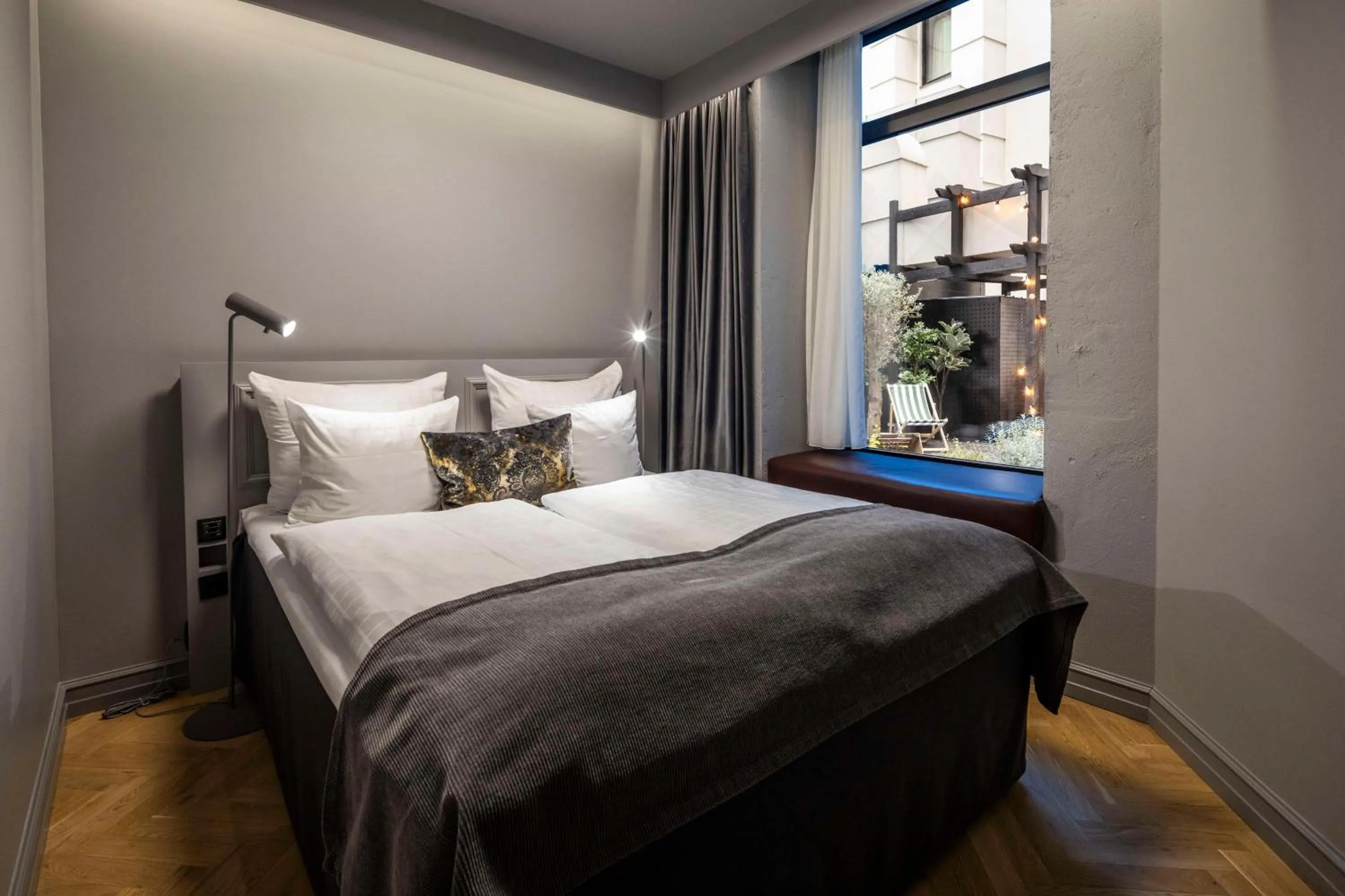 Bedroom, Bed in Scandic Norreport