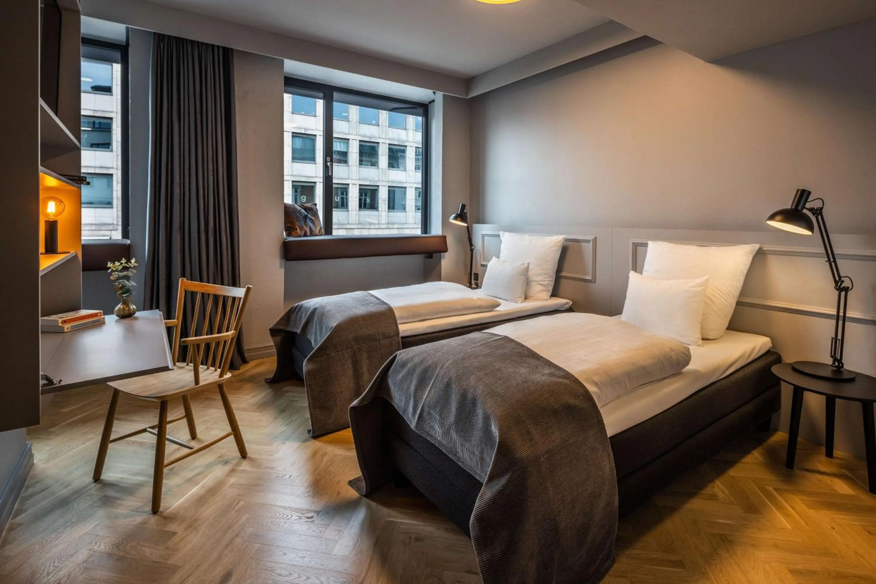 Bedroom, Bed in Scandic Norreport