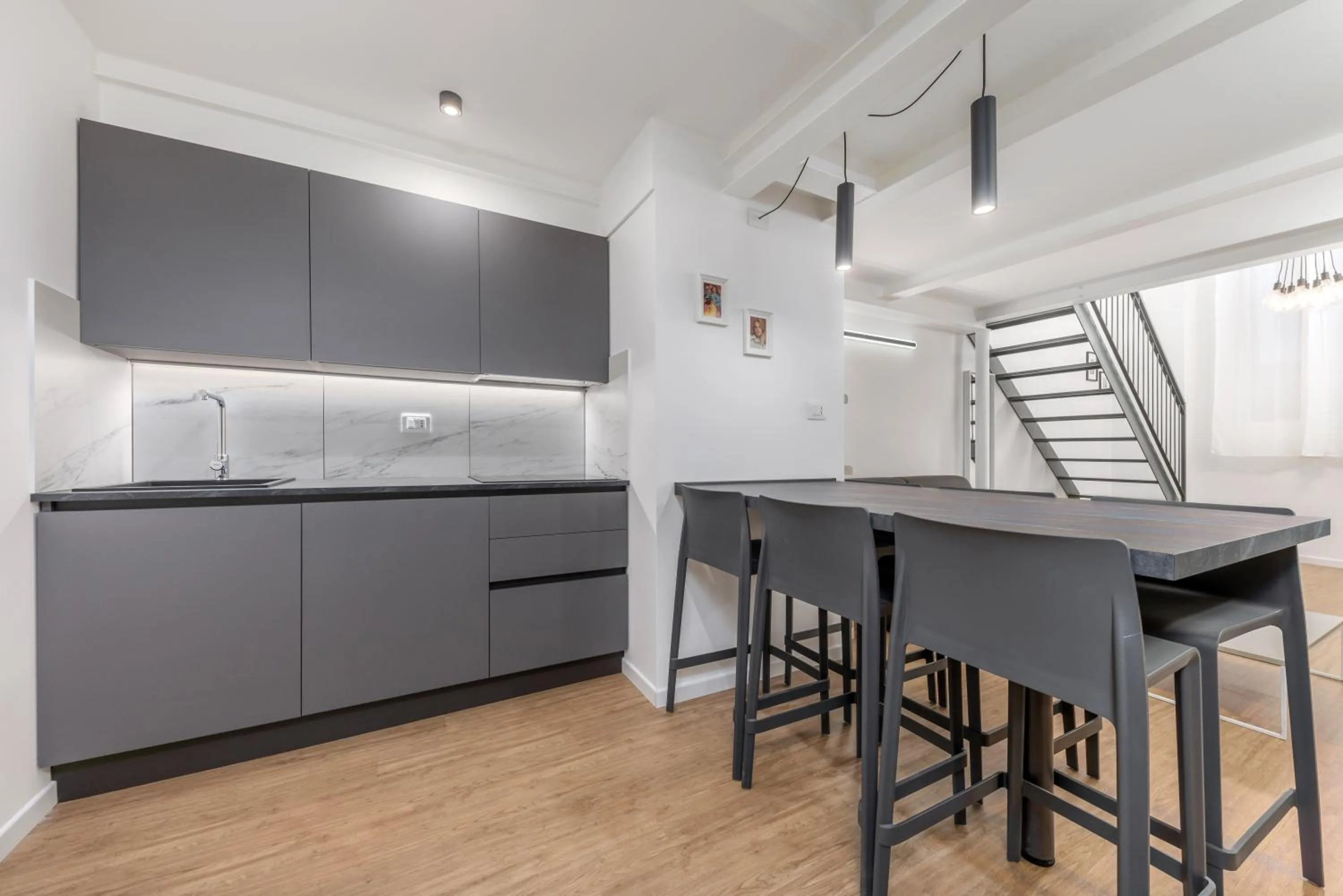 Kitchen or kitchenette in Casa da Suite Mirabello