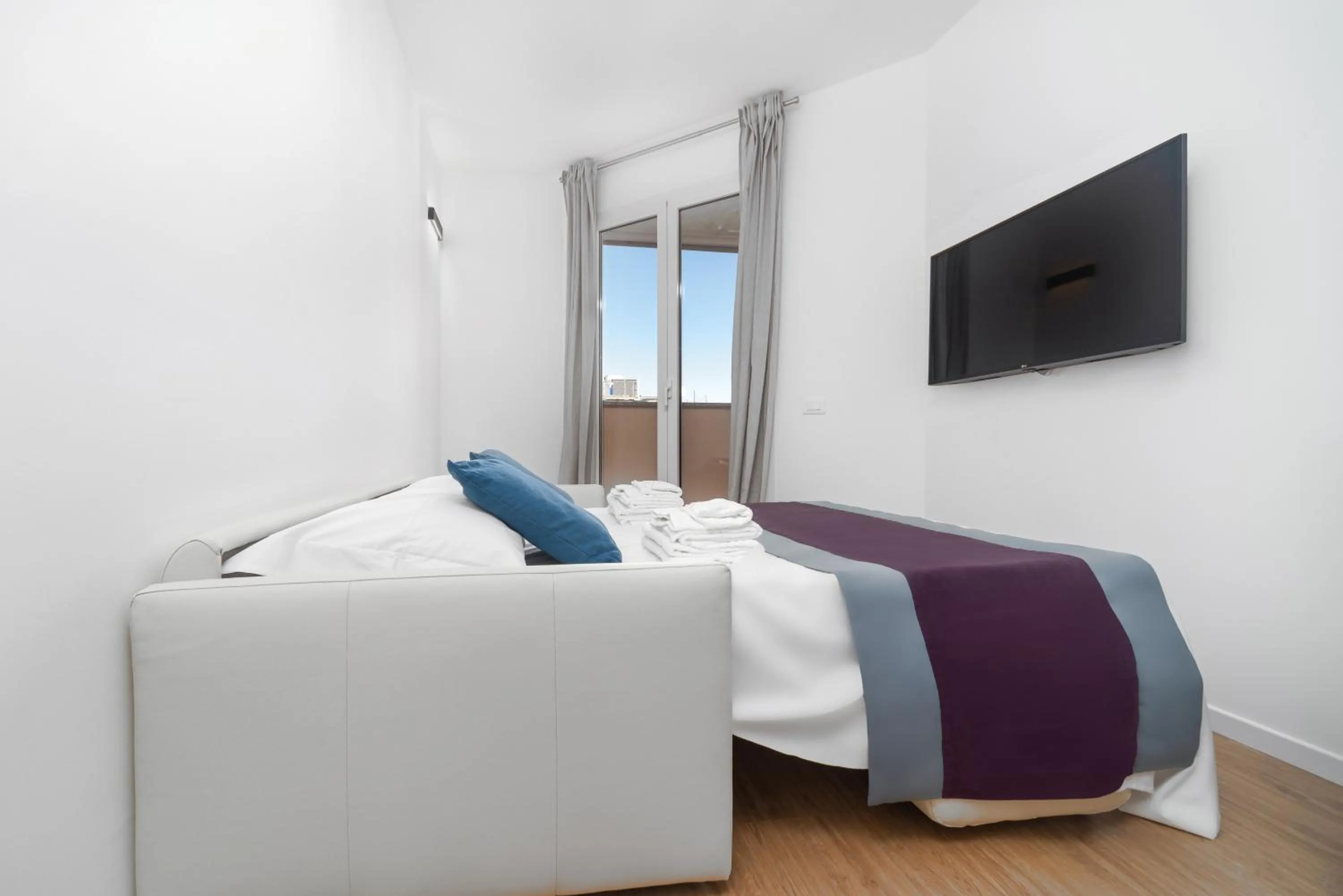 Bed in Casa da Suite Mirabello