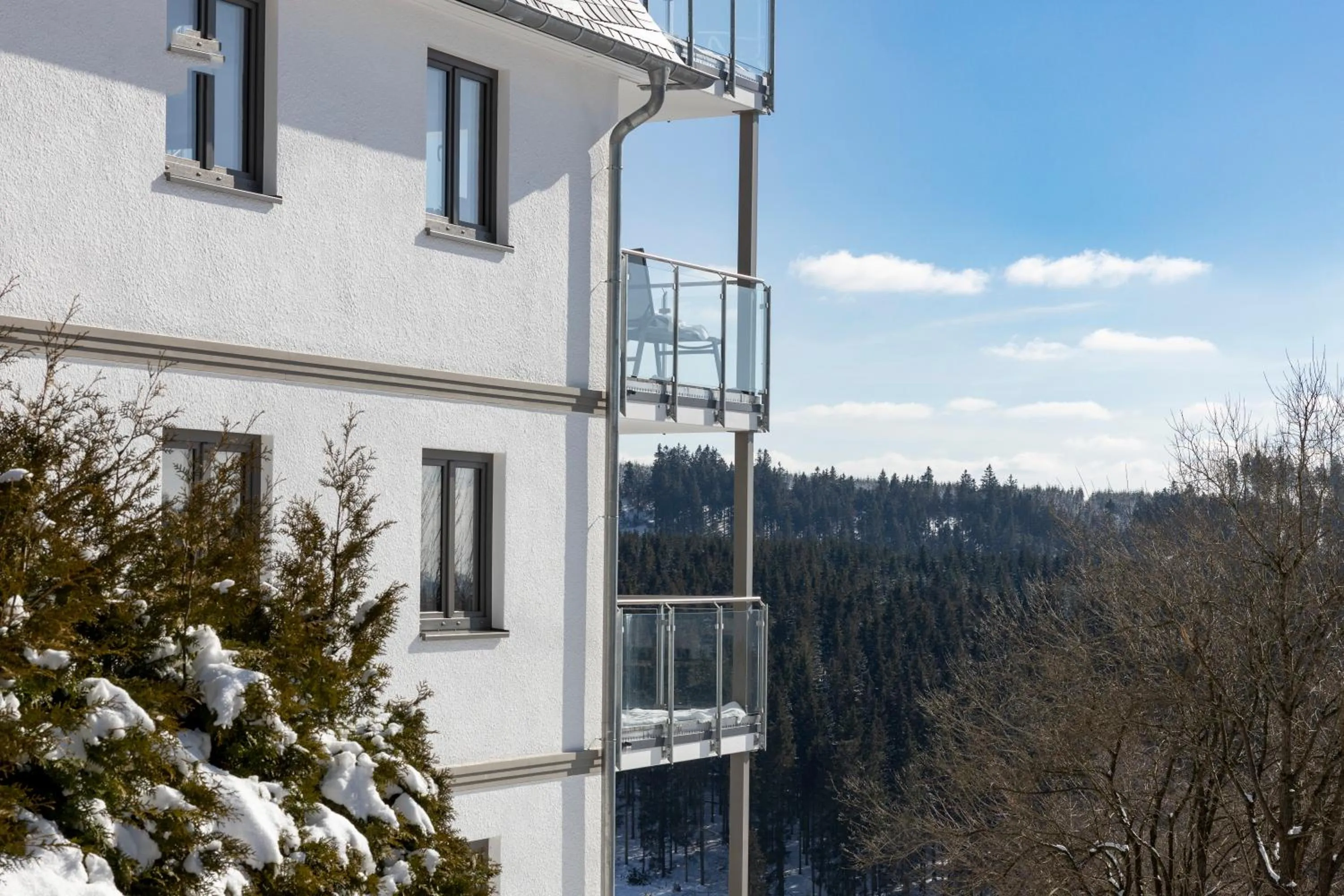 View (from property/room) in Astenblick Apartments Winterberg with sauna