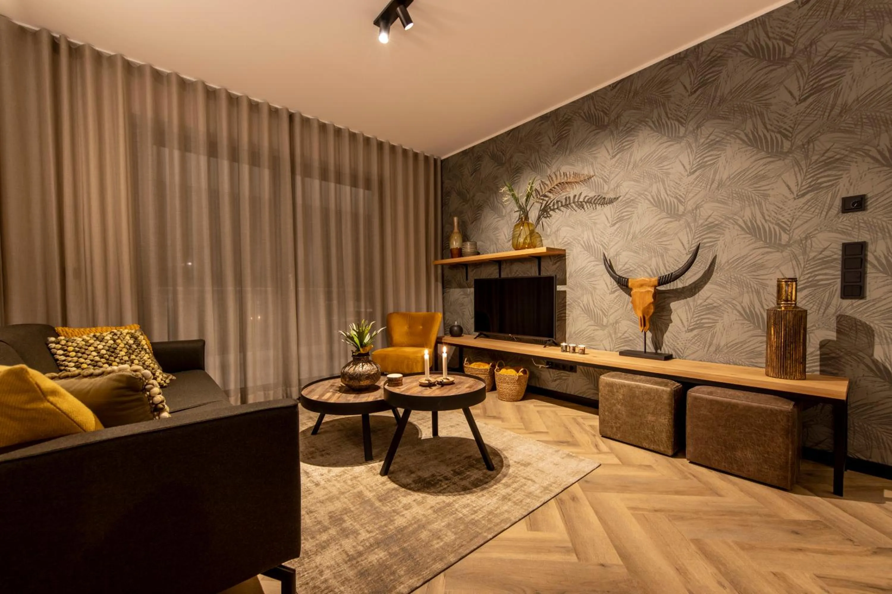 TV and multimedia in Astenblick Apartments Winterberg with sauna