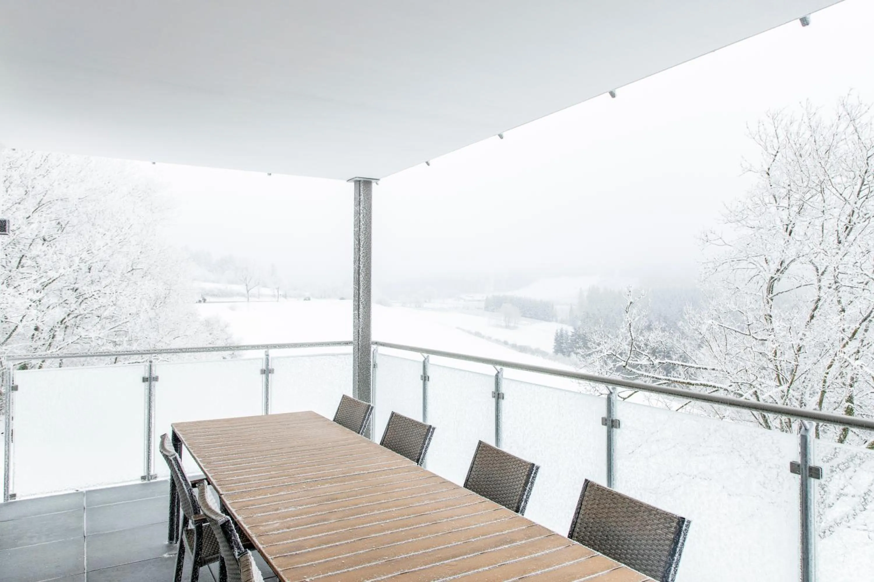 Winter in Astenblick Apartments Winterberg with sauna