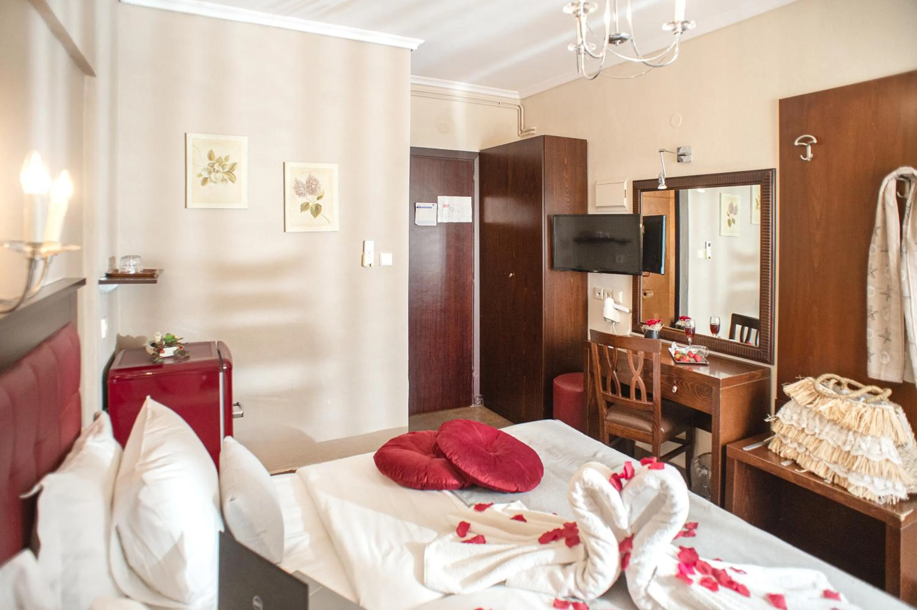 Bed in Hotel Pithari