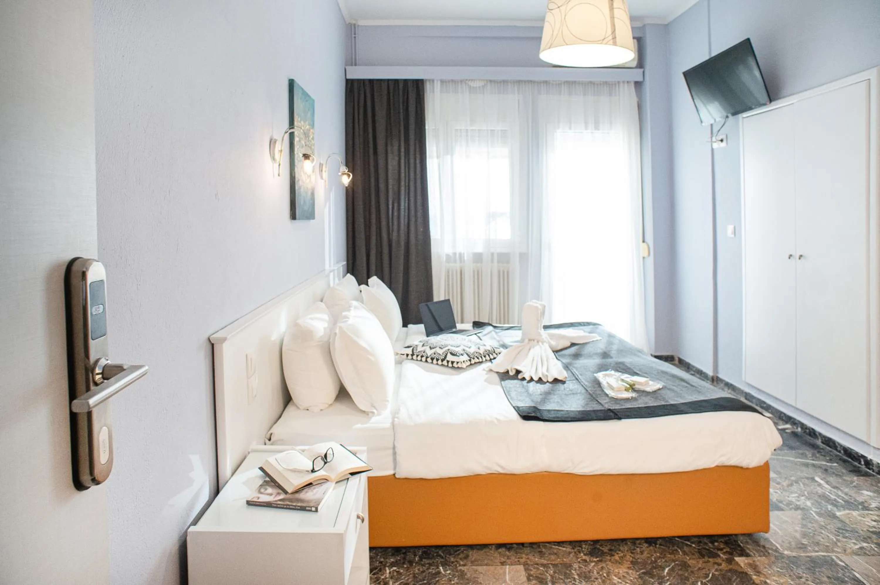 Bed in Hotel Pithari