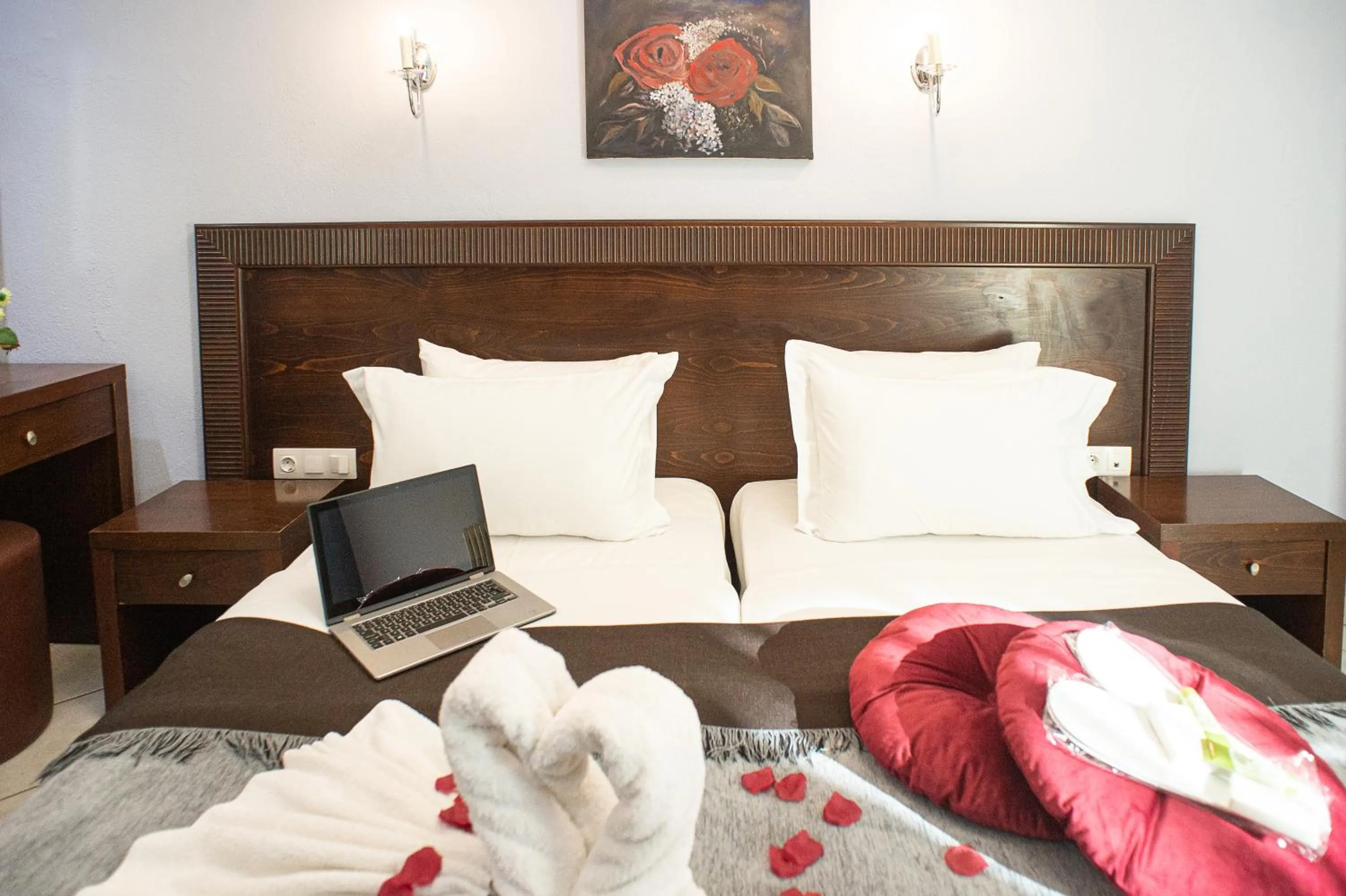 Bed in Hotel Pithari