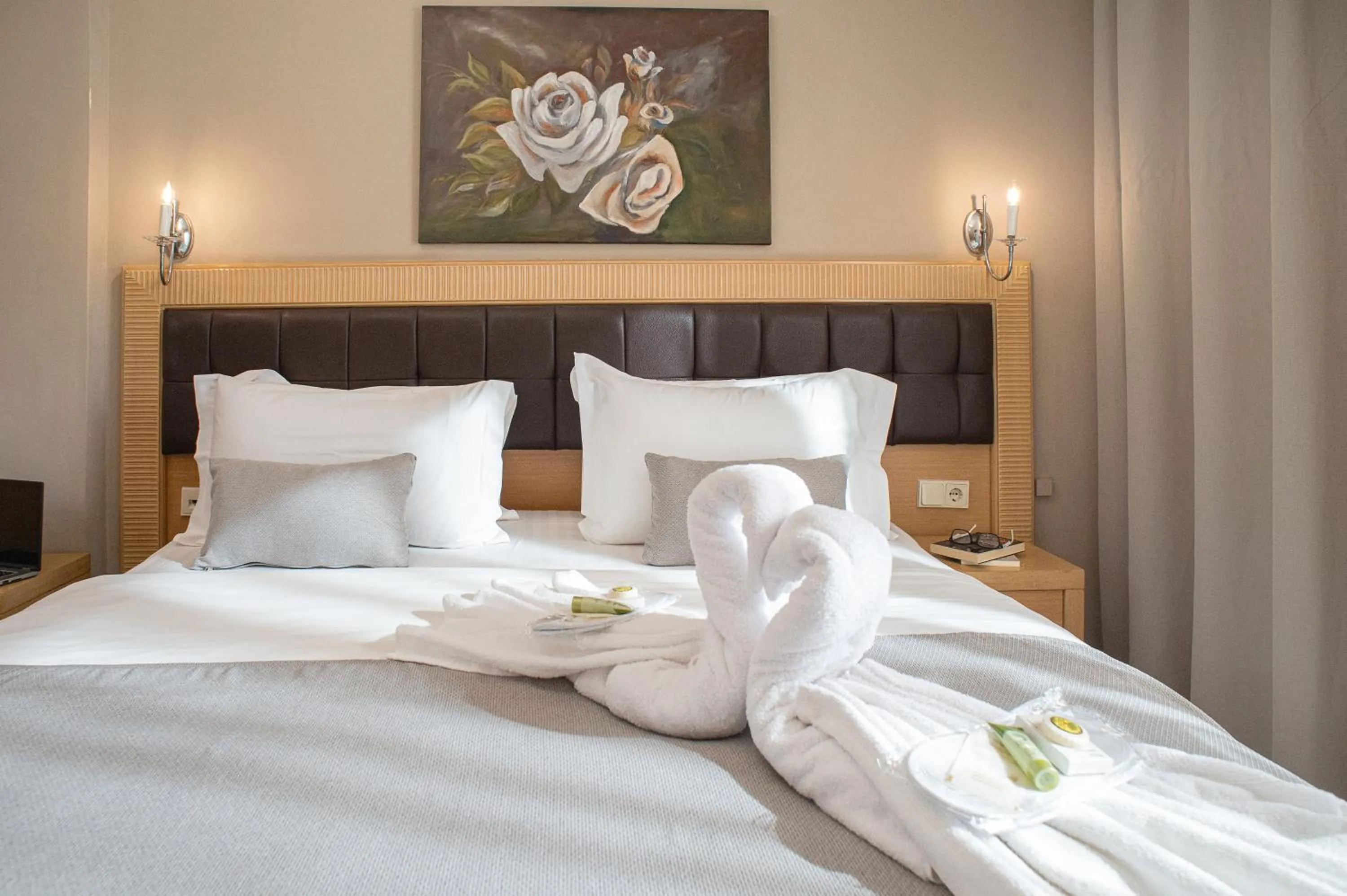 Bed in Hotel Pithari