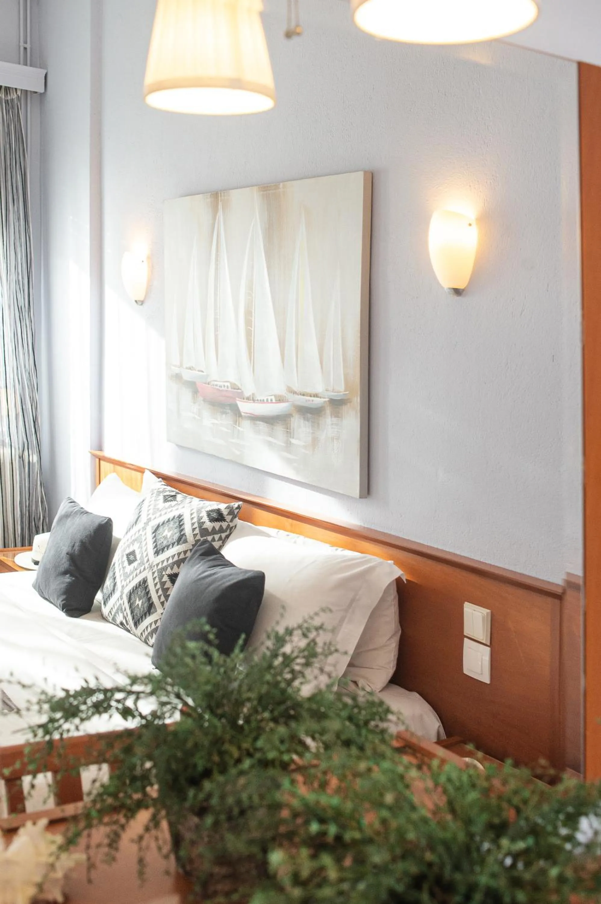 Bed in Hotel Pithari