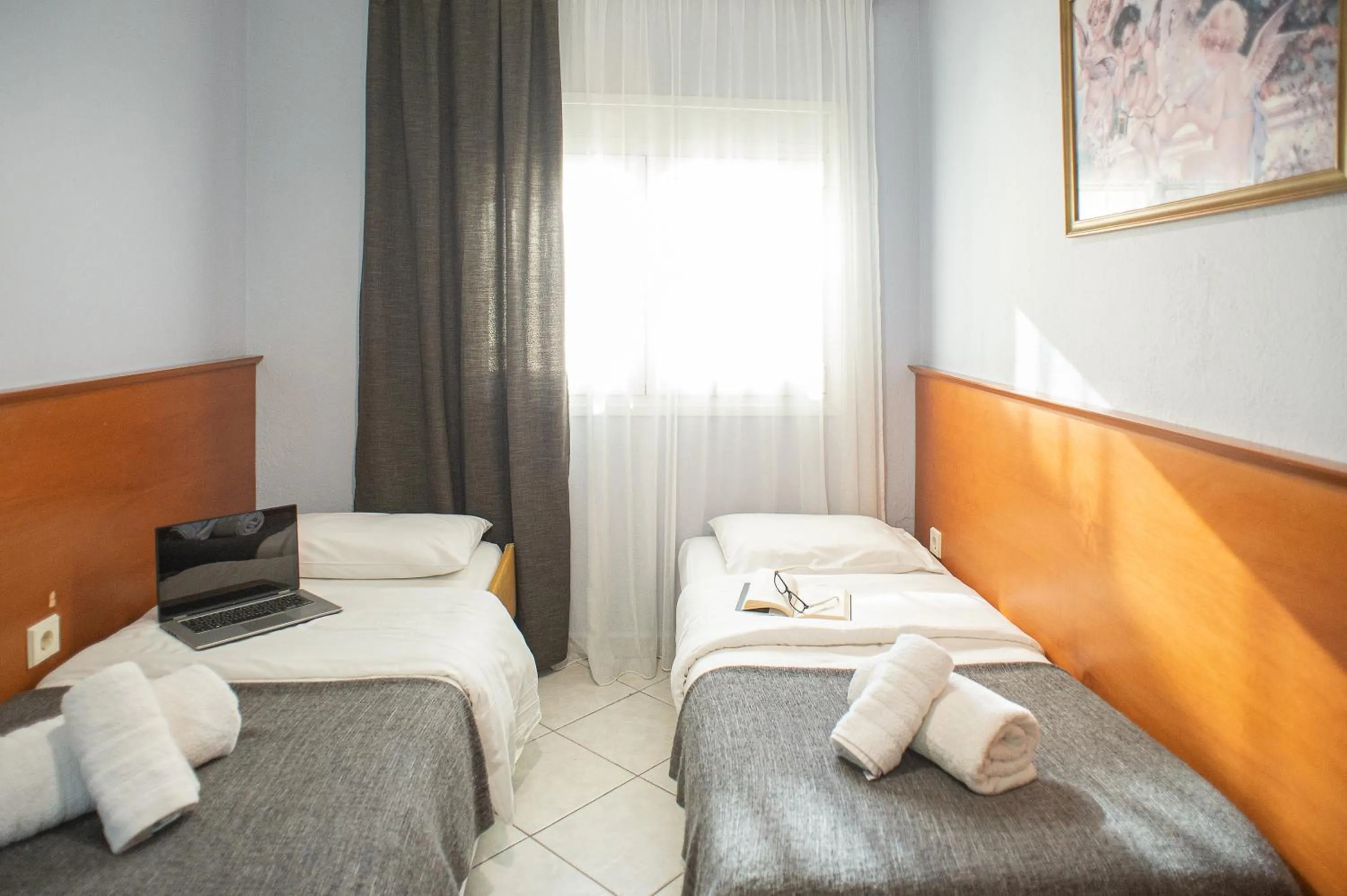 Bed in Hotel Pithari