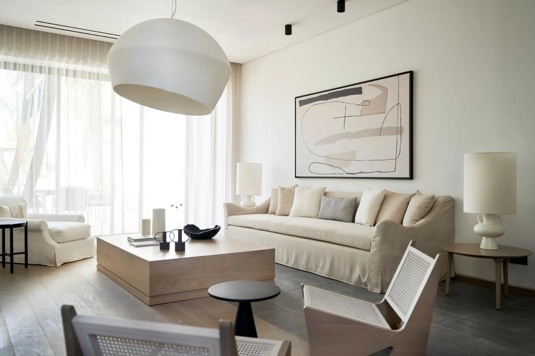 Living room in LUX* Grand Baie Resort & Residences