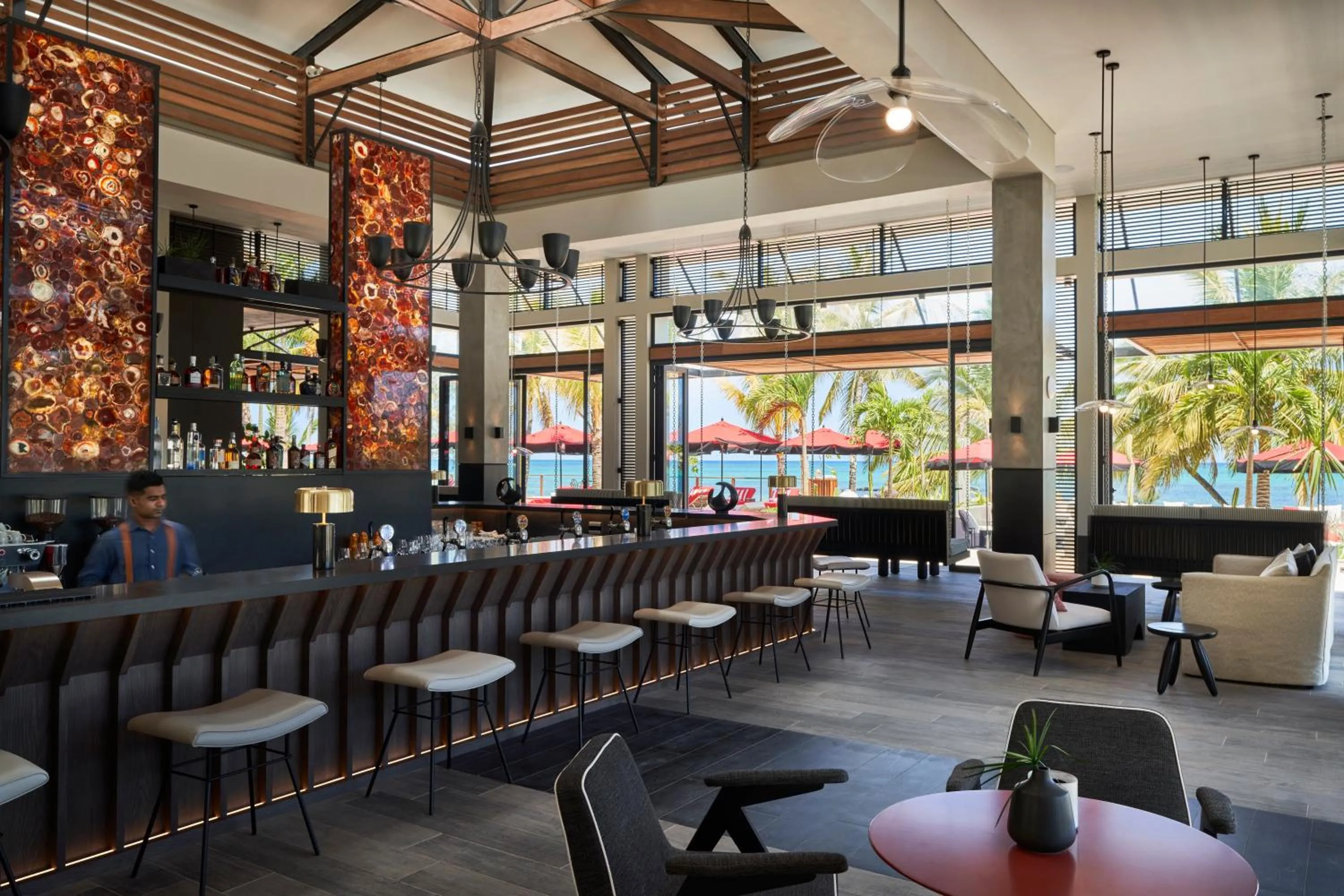 Restaurant/places to eat in LUX* Grand Baie Resort & Residences