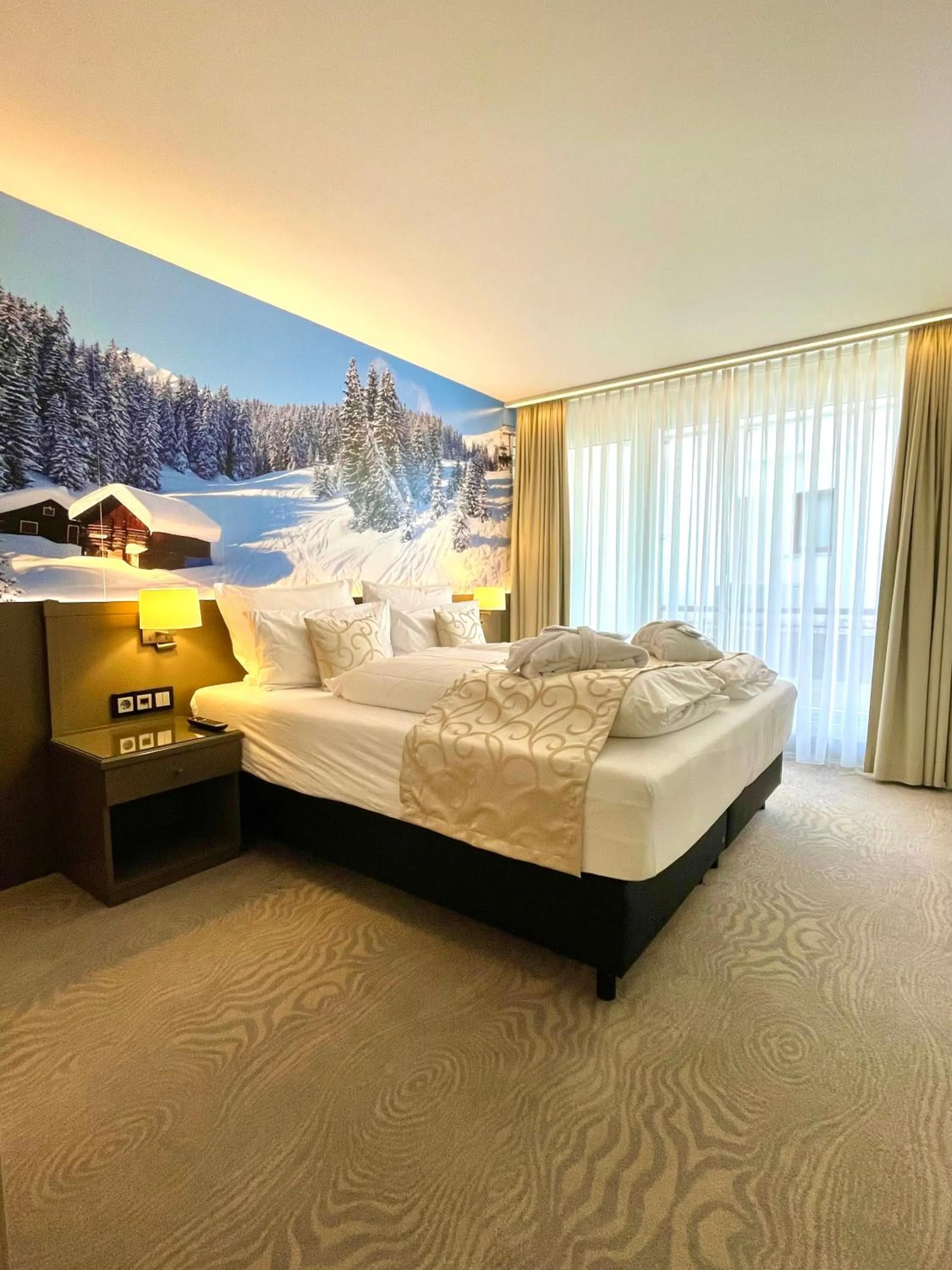 Bedroom, Bed in Alpenlodge Val Gronda