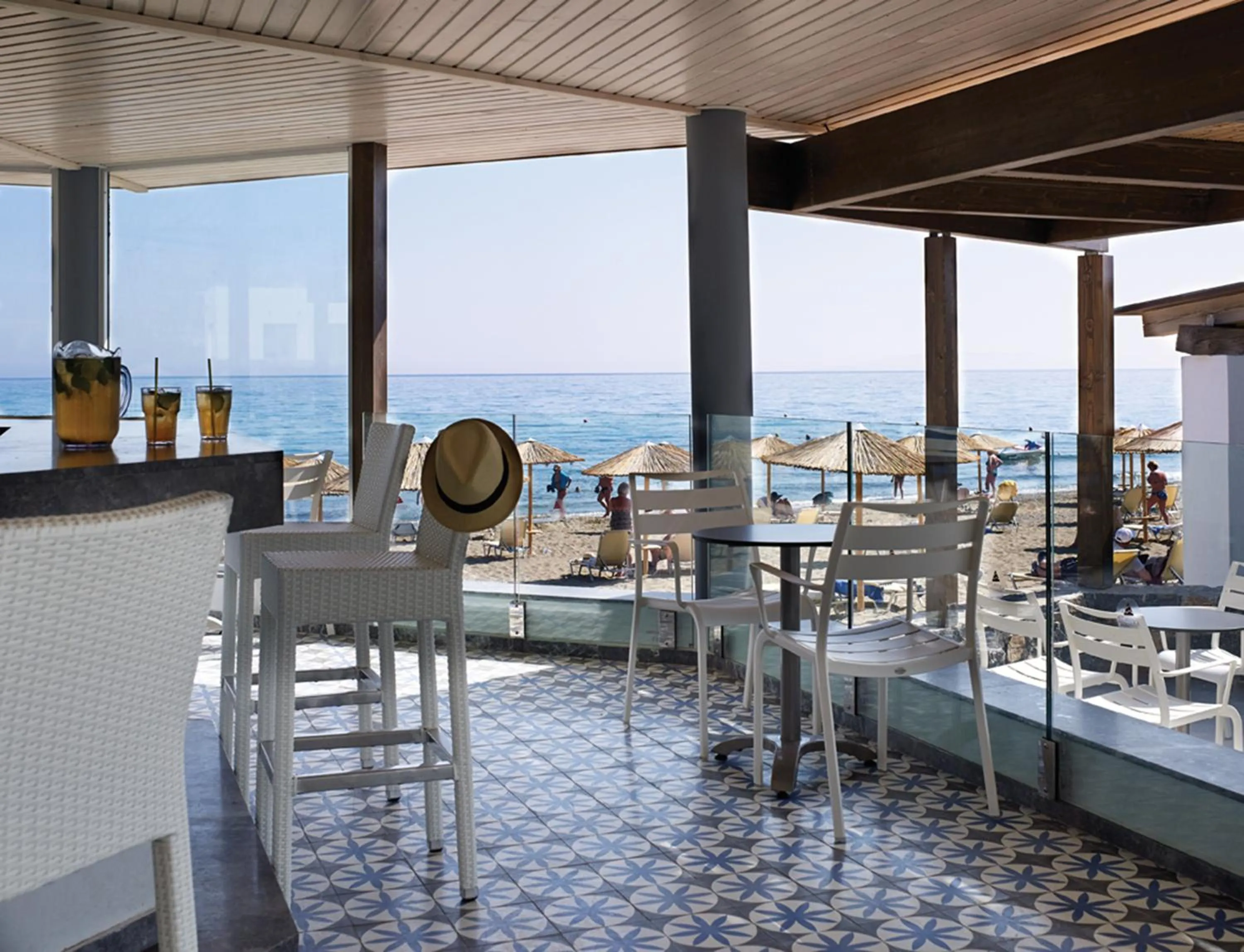 Lounge or bar in Atlantica Akti Zeus Hotel