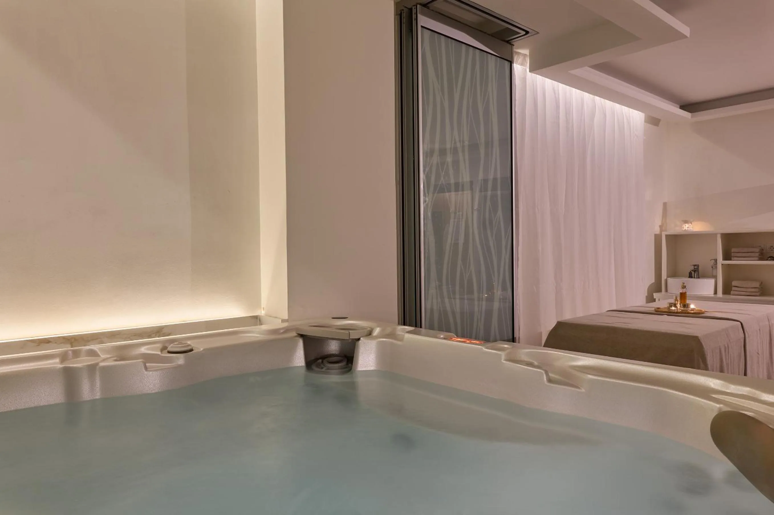 Spa and wellness centre/facilities, Bed in Atlantica Akti Zeus Hotel