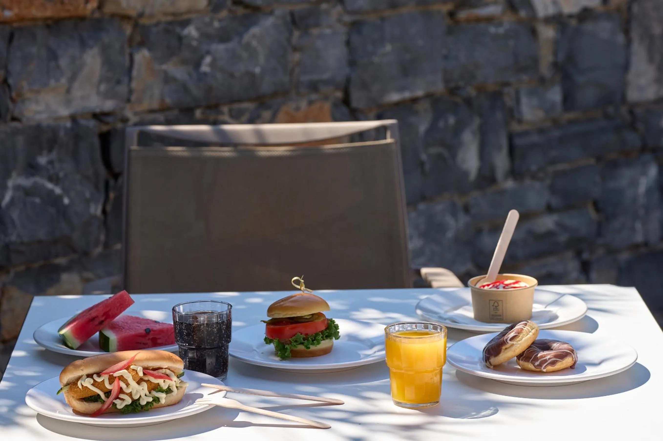 Food and drinks in Atlantica Akti Zeus Hotel