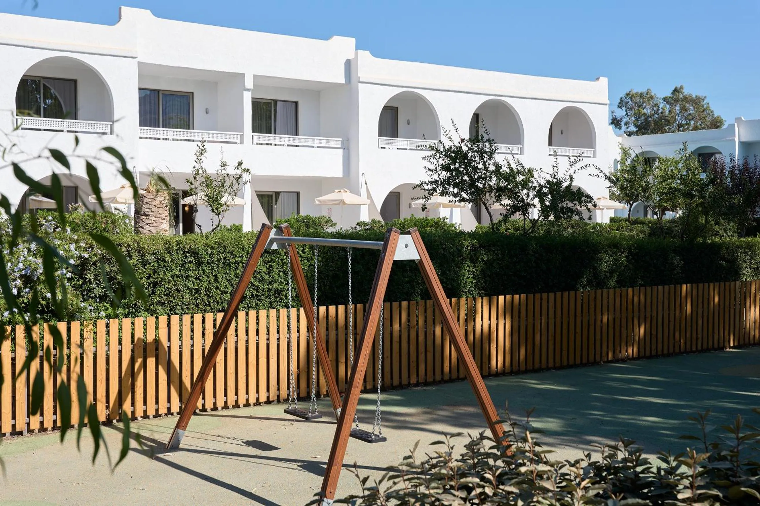 Children play ground in Atlantica Akti Zeus Hotel
