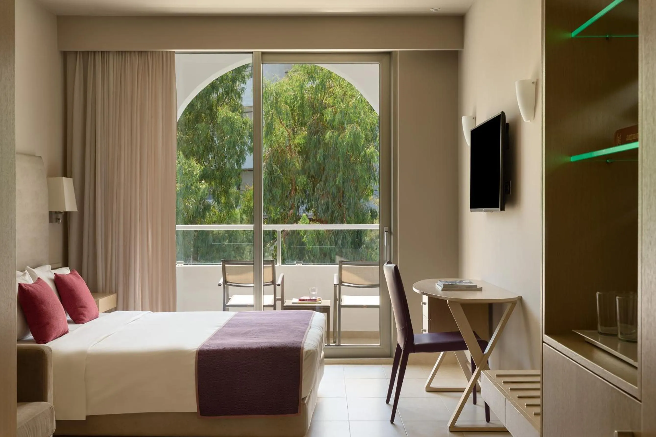 TV and multimedia, Bed in Atlantica Akti Zeus Hotel