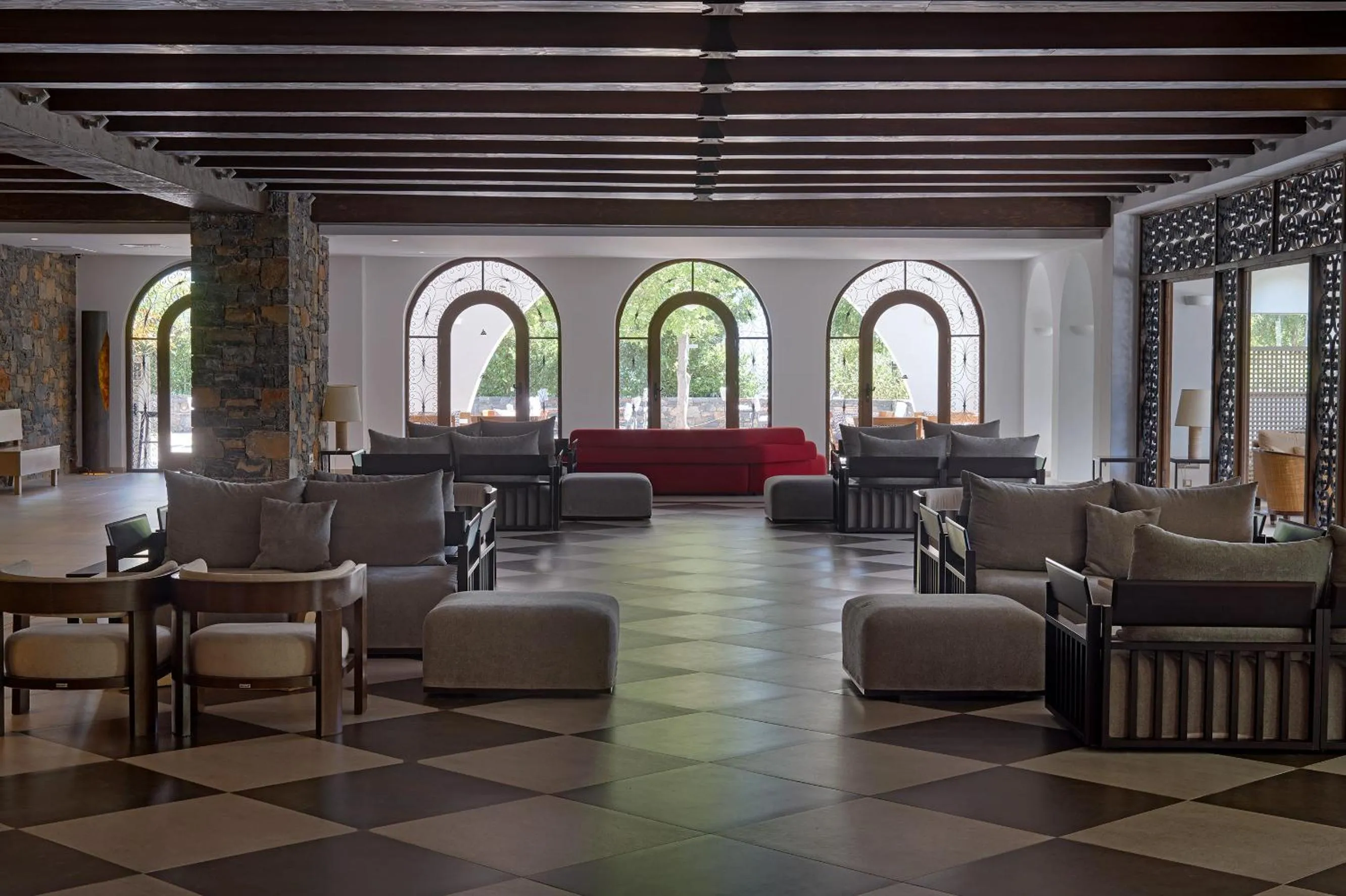 Seating area in Atlantica Akti Zeus Hotel