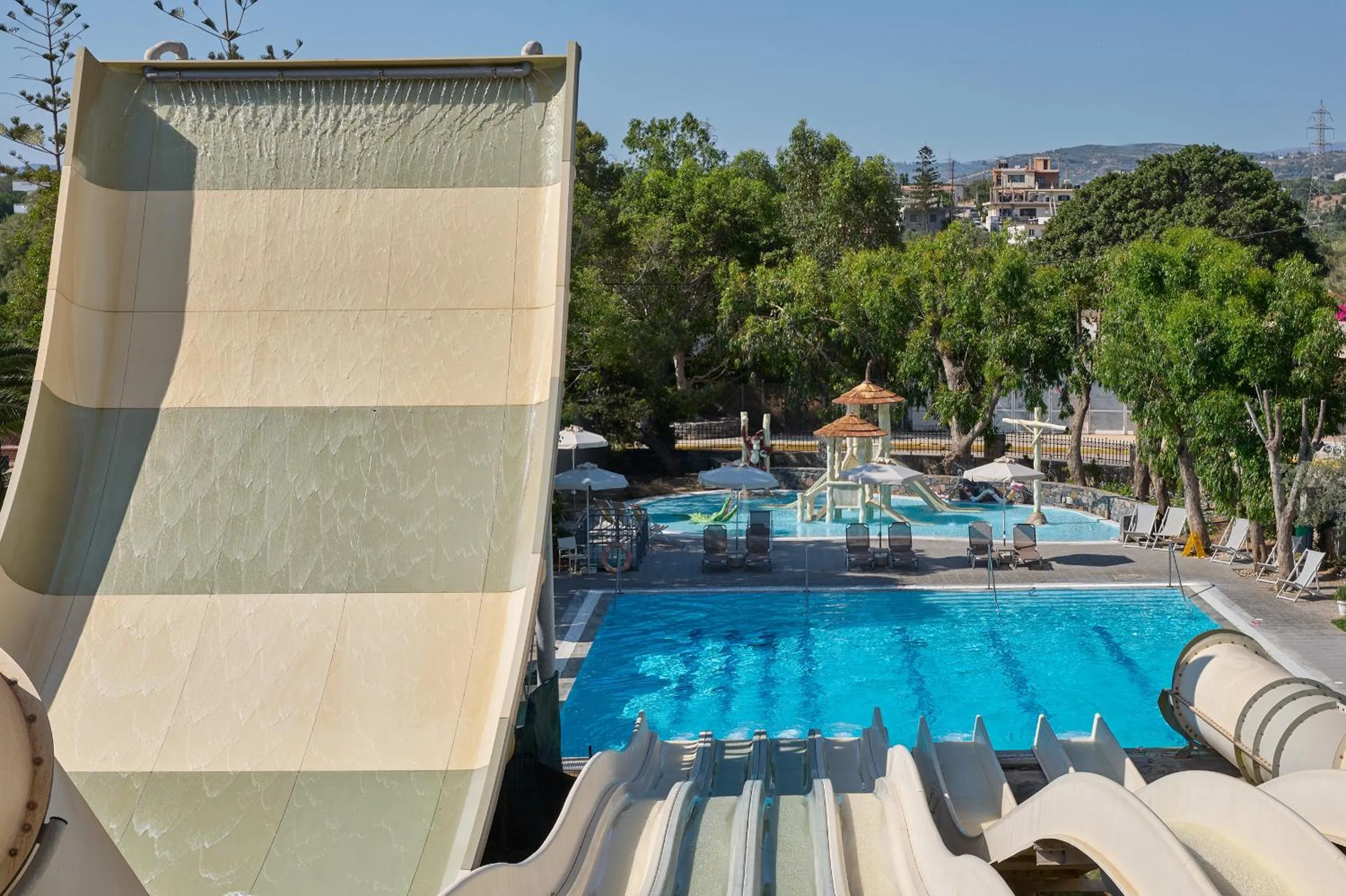 Aqua park in Atlantica Akti Zeus Hotel