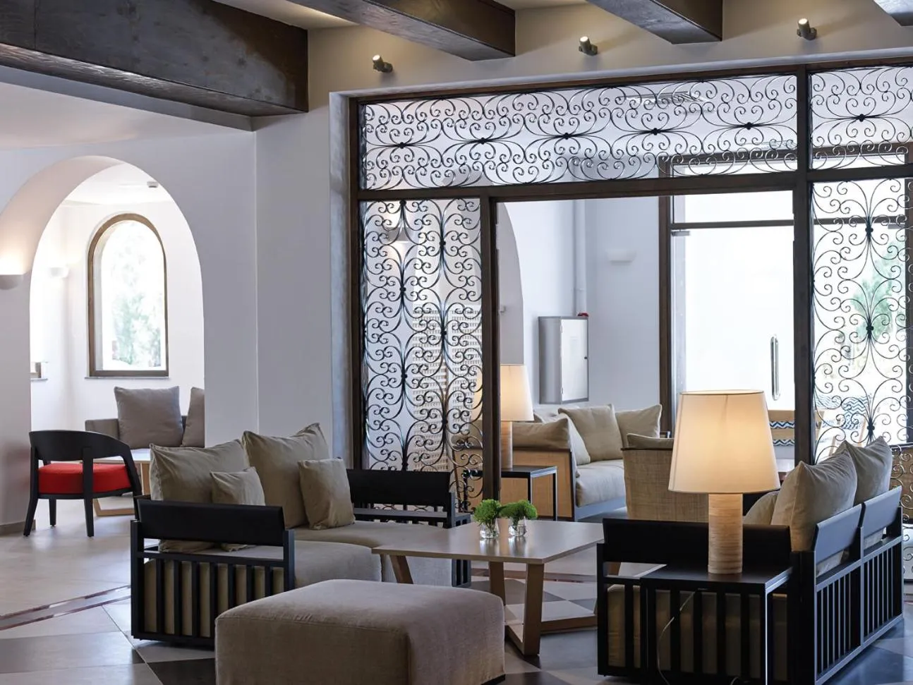 Seating area in Atlantica Akti Zeus Hotel