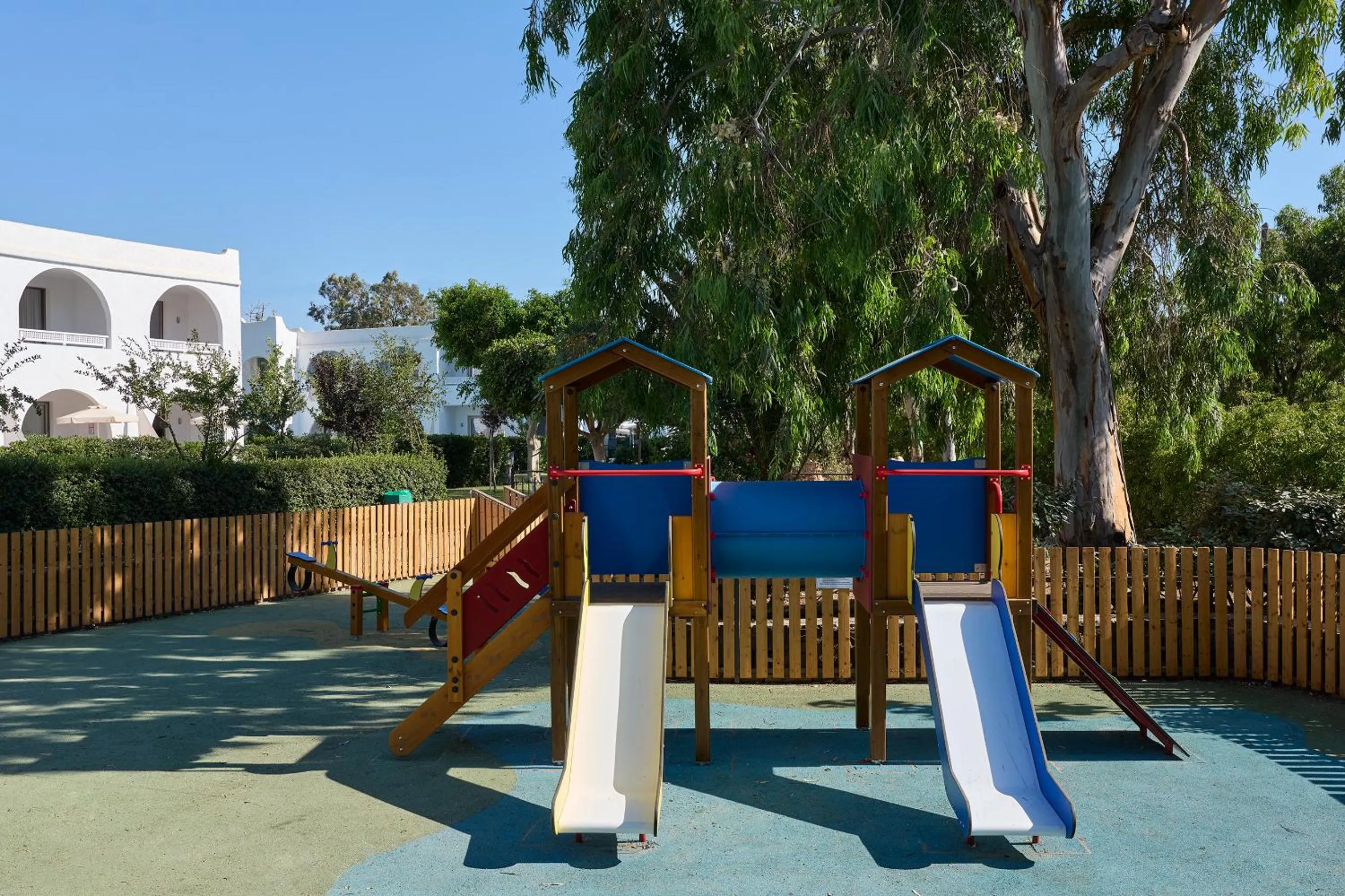 Children play ground in Atlantica Akti Zeus Hotel
