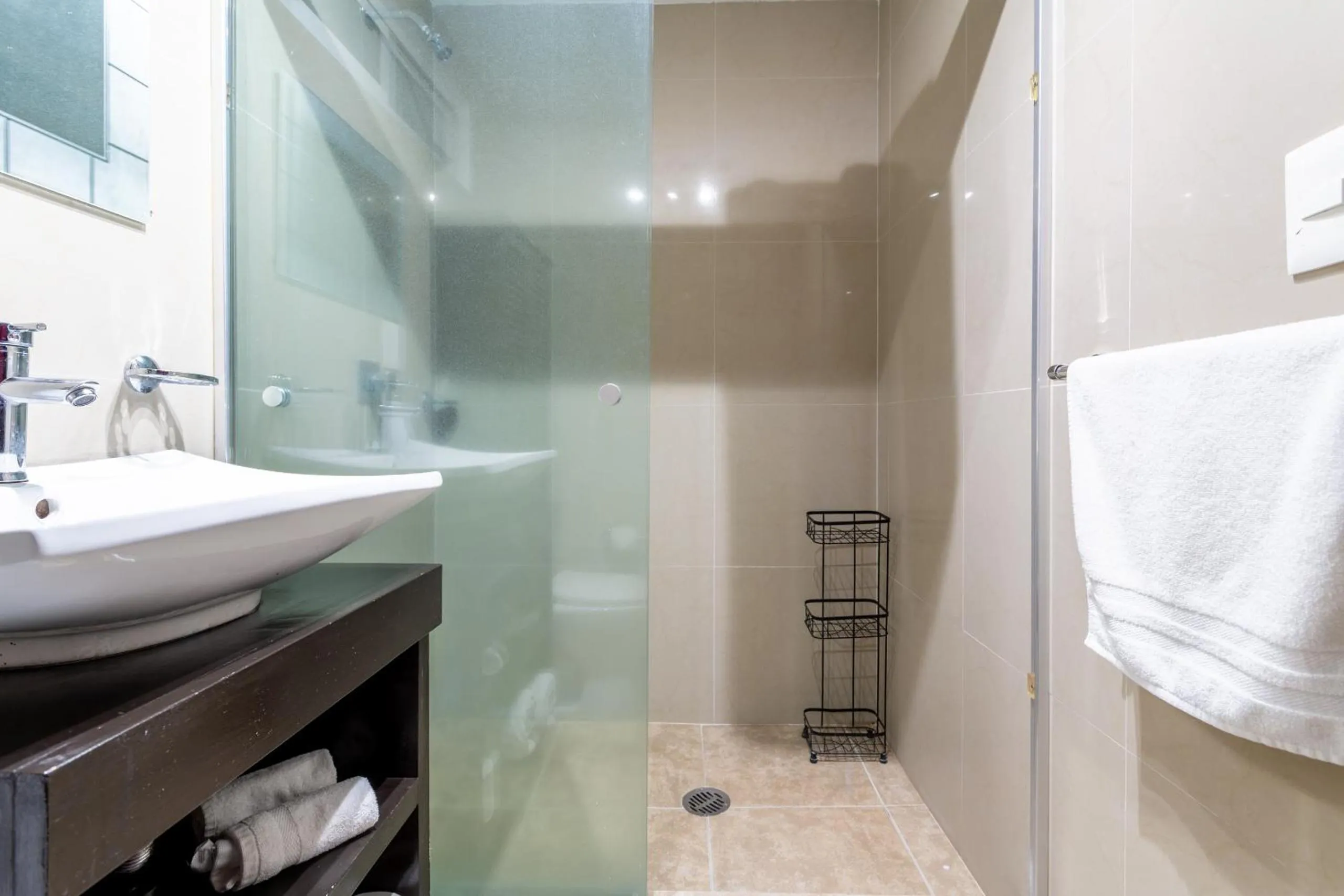 Shower in Suites 259 Condesa