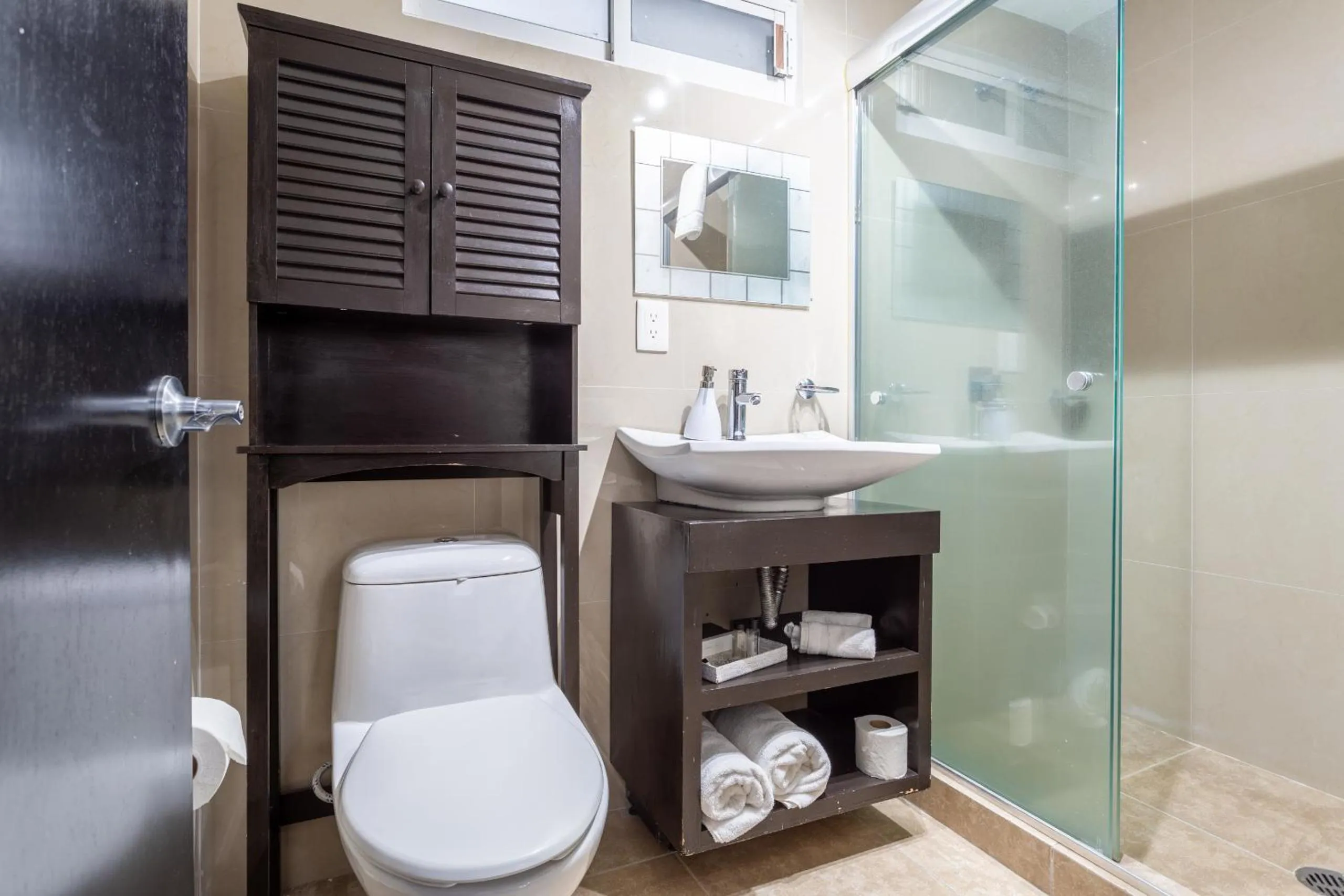 Shower in Suites 259 Condesa