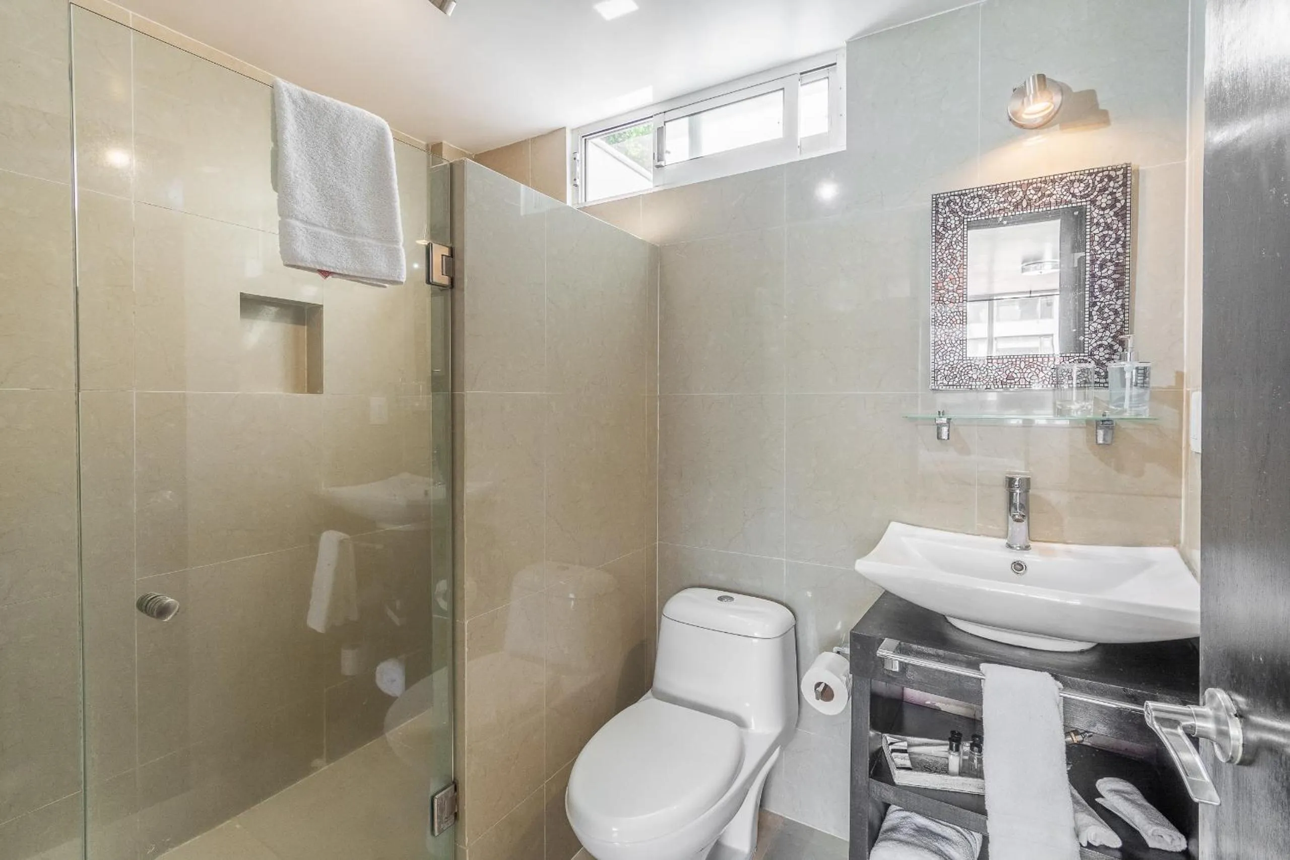 Shower in Suites 259 Condesa