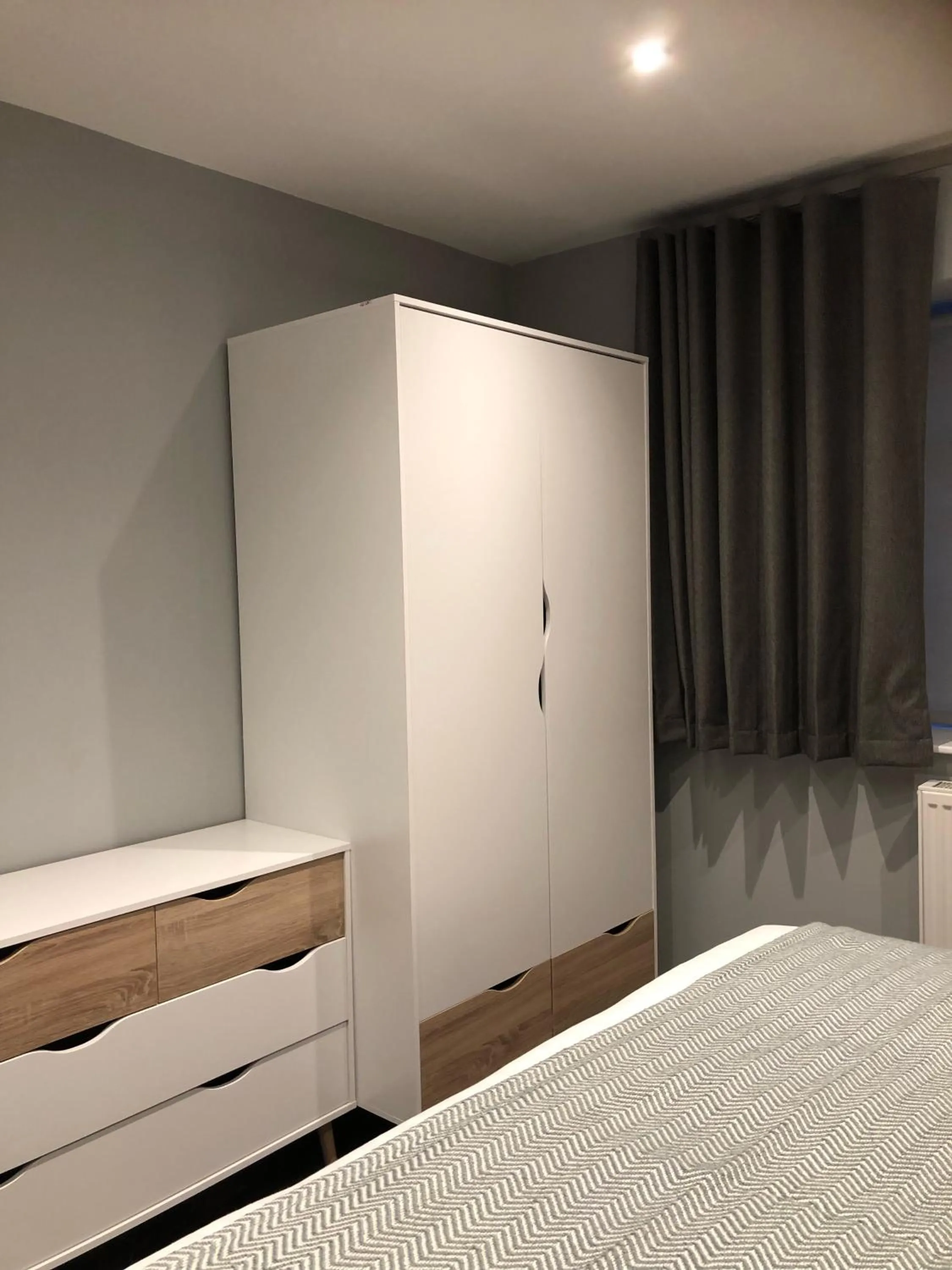 Bed in The Spires Serviced Apartments Cardiff