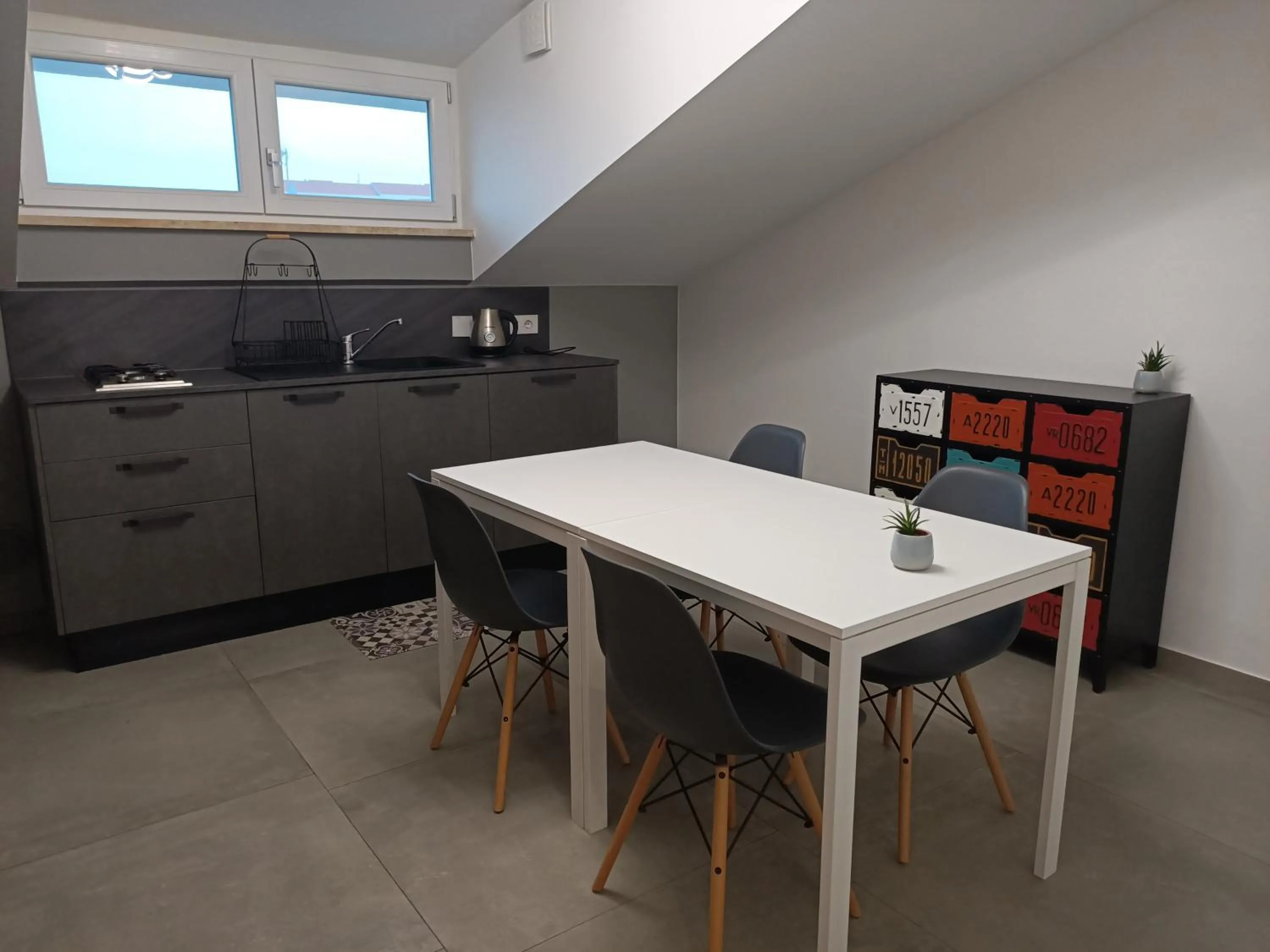 Kitchen or kitchenette in B&B Luci di Stelle