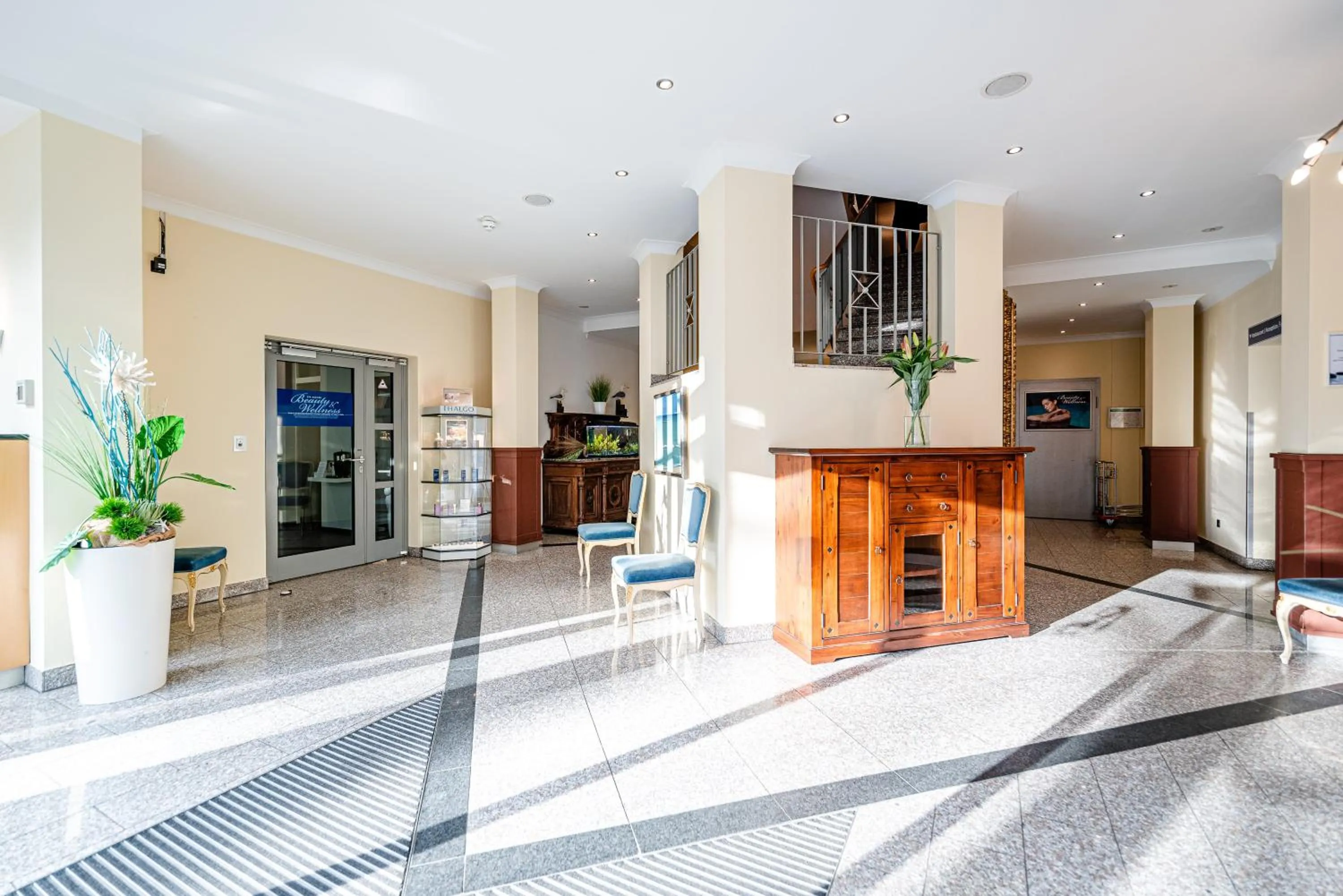 Lobby or reception in Hotel Asgard's Meereswarte