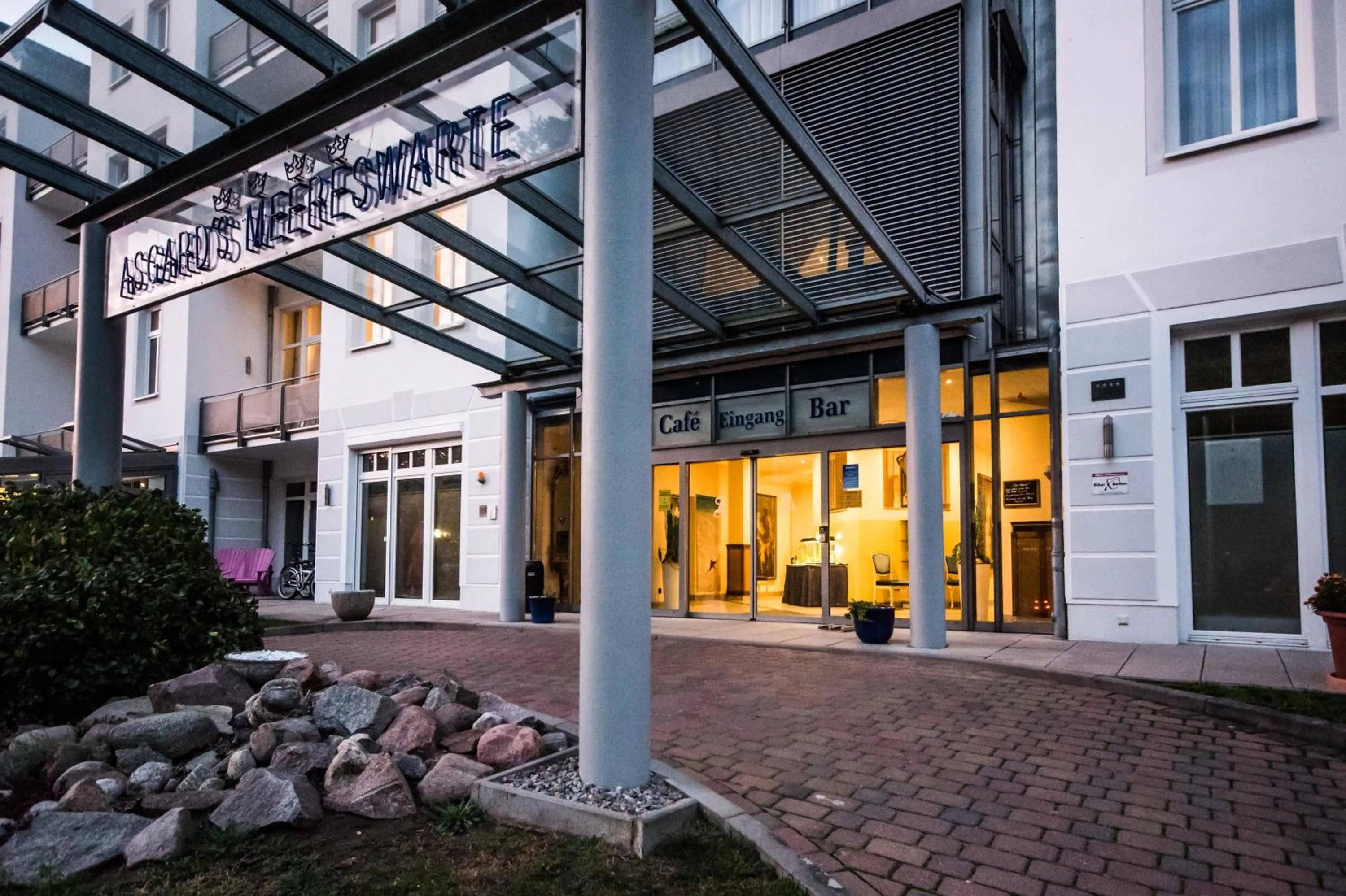 Facade/entrance in Hotel Asgard's Meereswarte