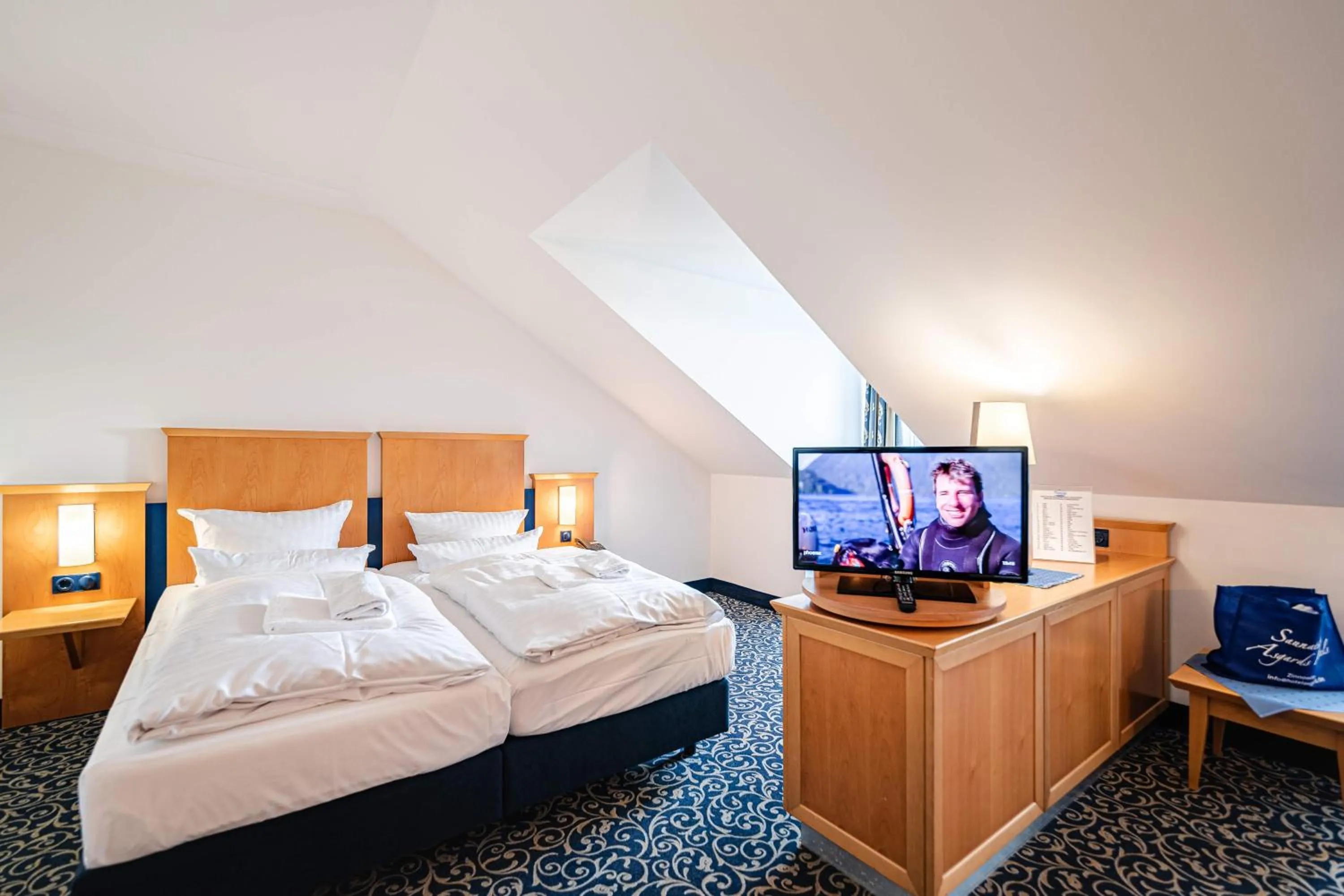 Photo of the whole room, Bed in Hotel Asgard's Meereswarte