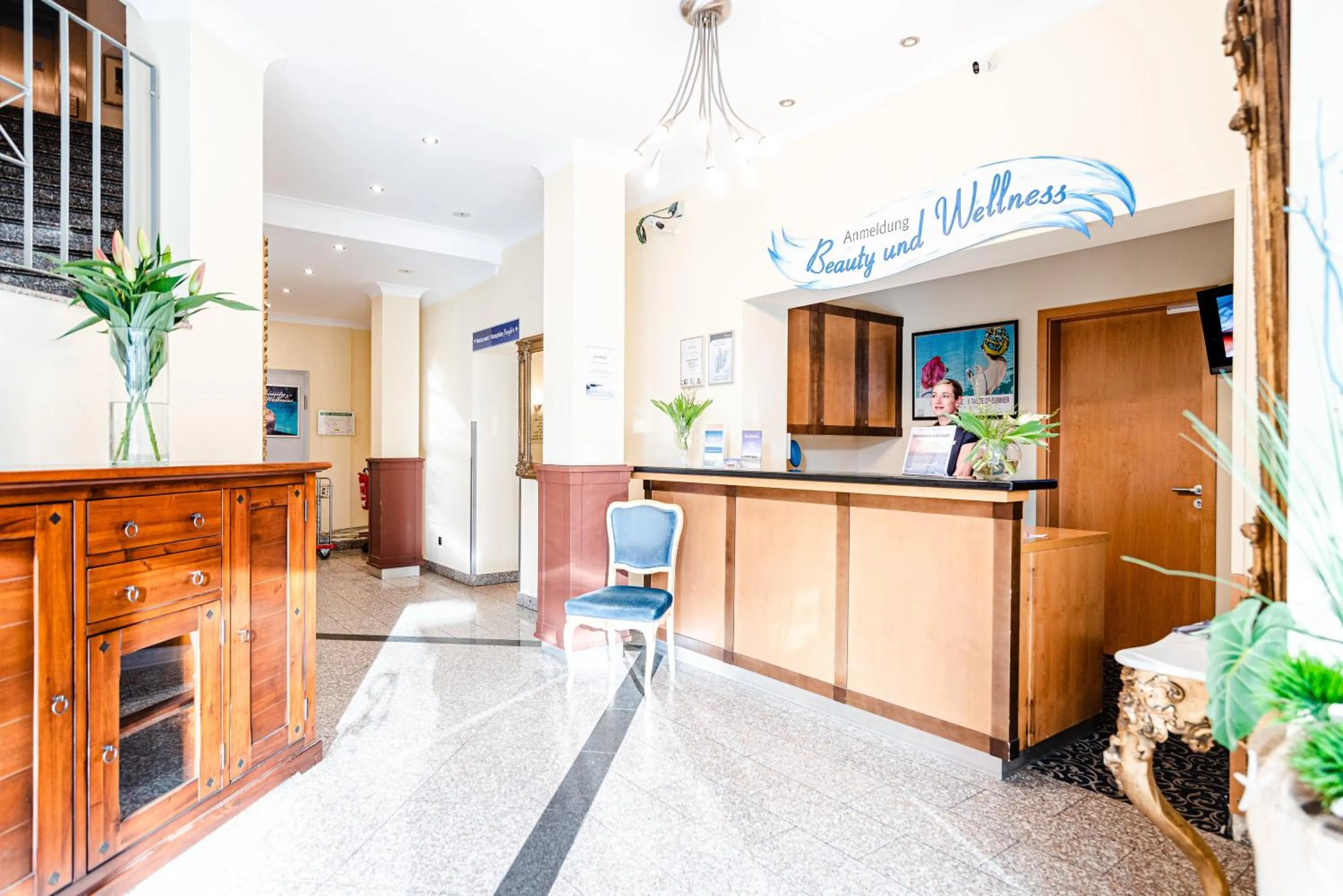 Lobby or reception in Hotel Asgard's Meereswarte