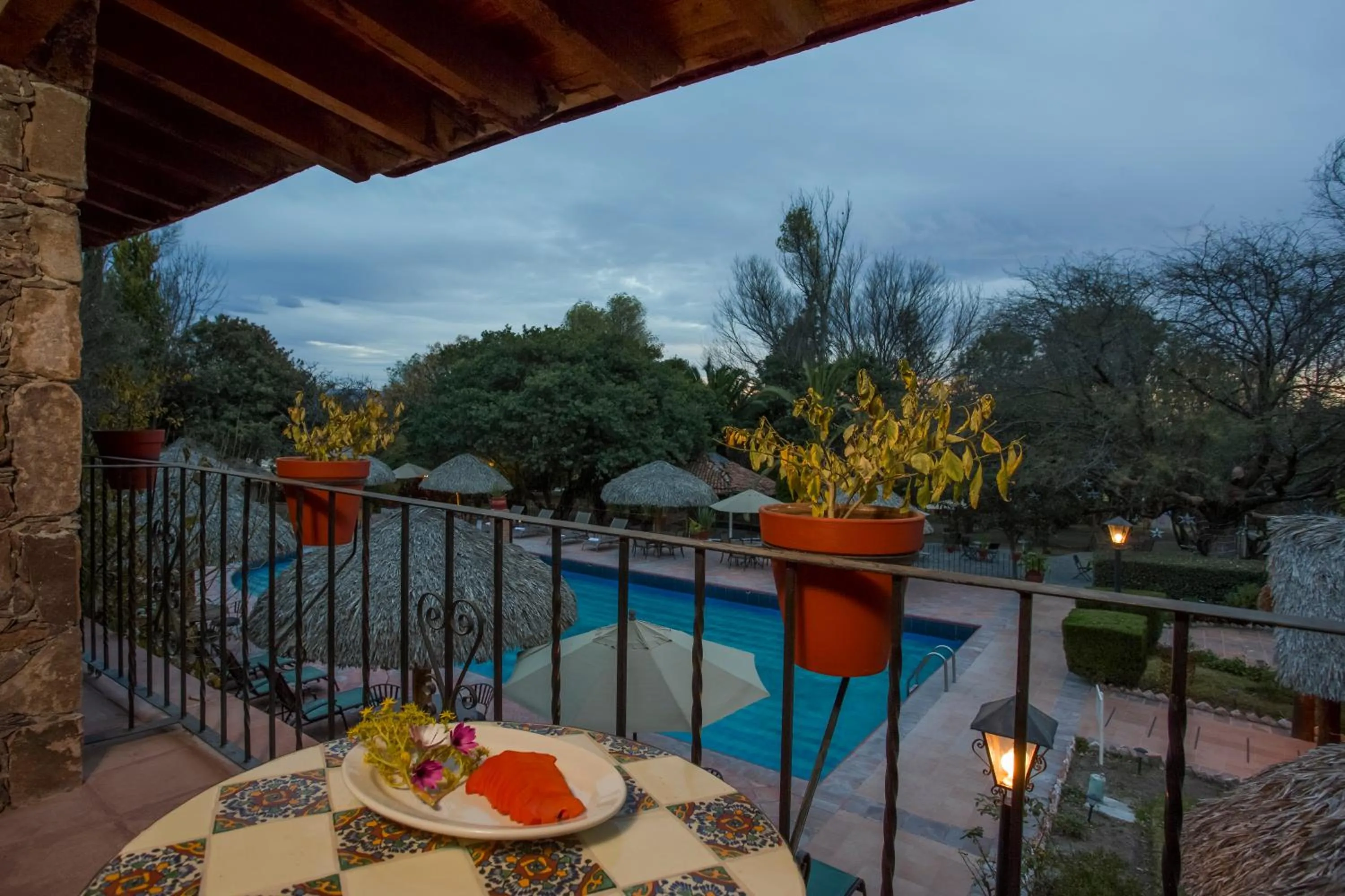 Balcony/Terrace in Atotonilco Hotel & Club