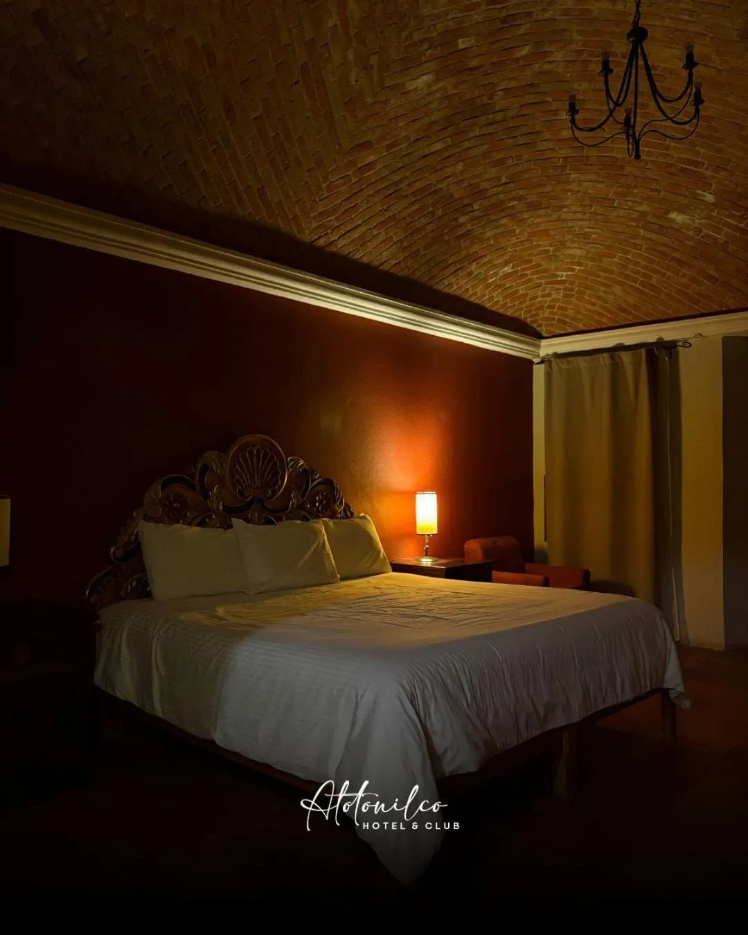 Bed in Atotonilco Hotel & Club