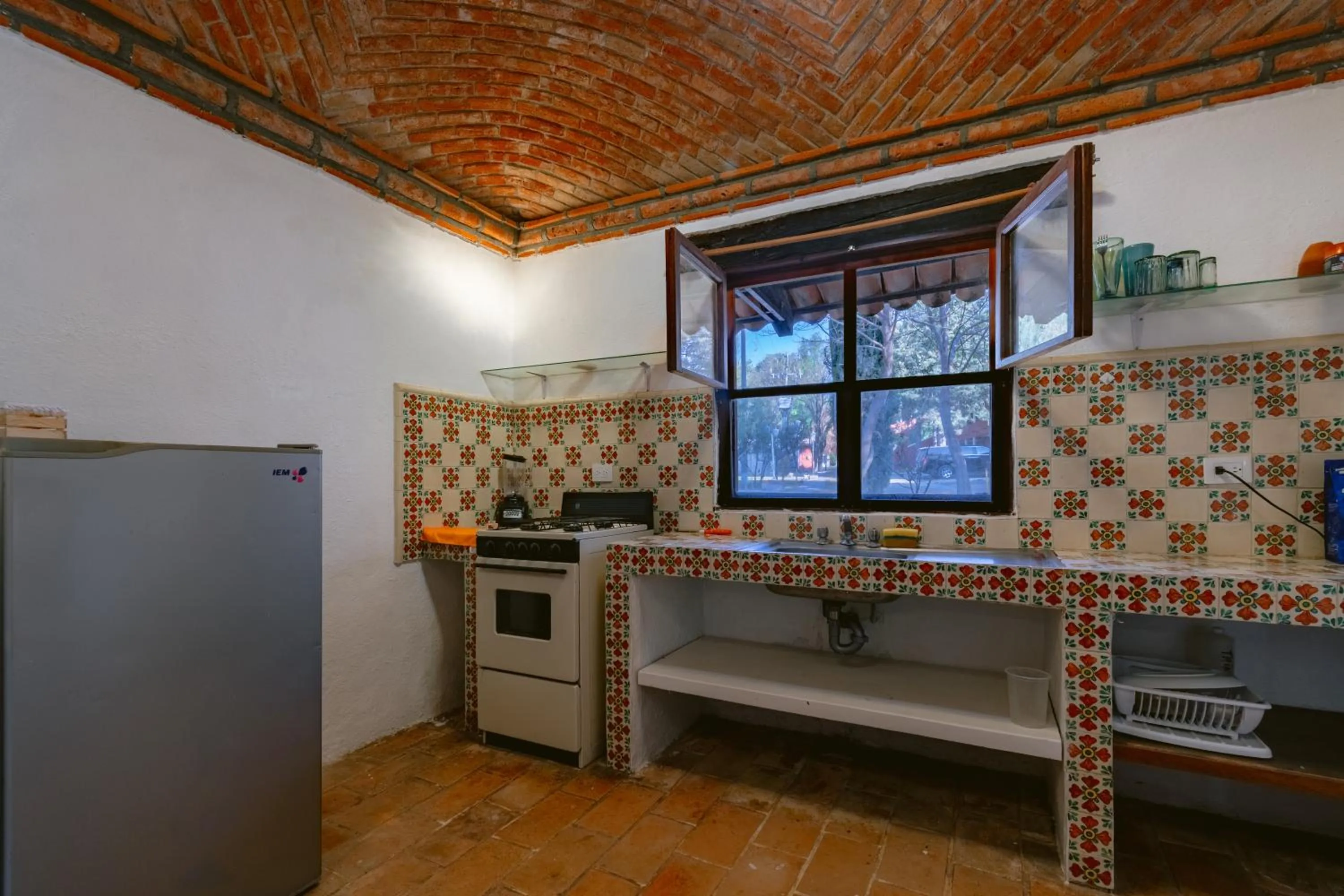 Kitchen or kitchenette in Atotonilco Hotel & Club