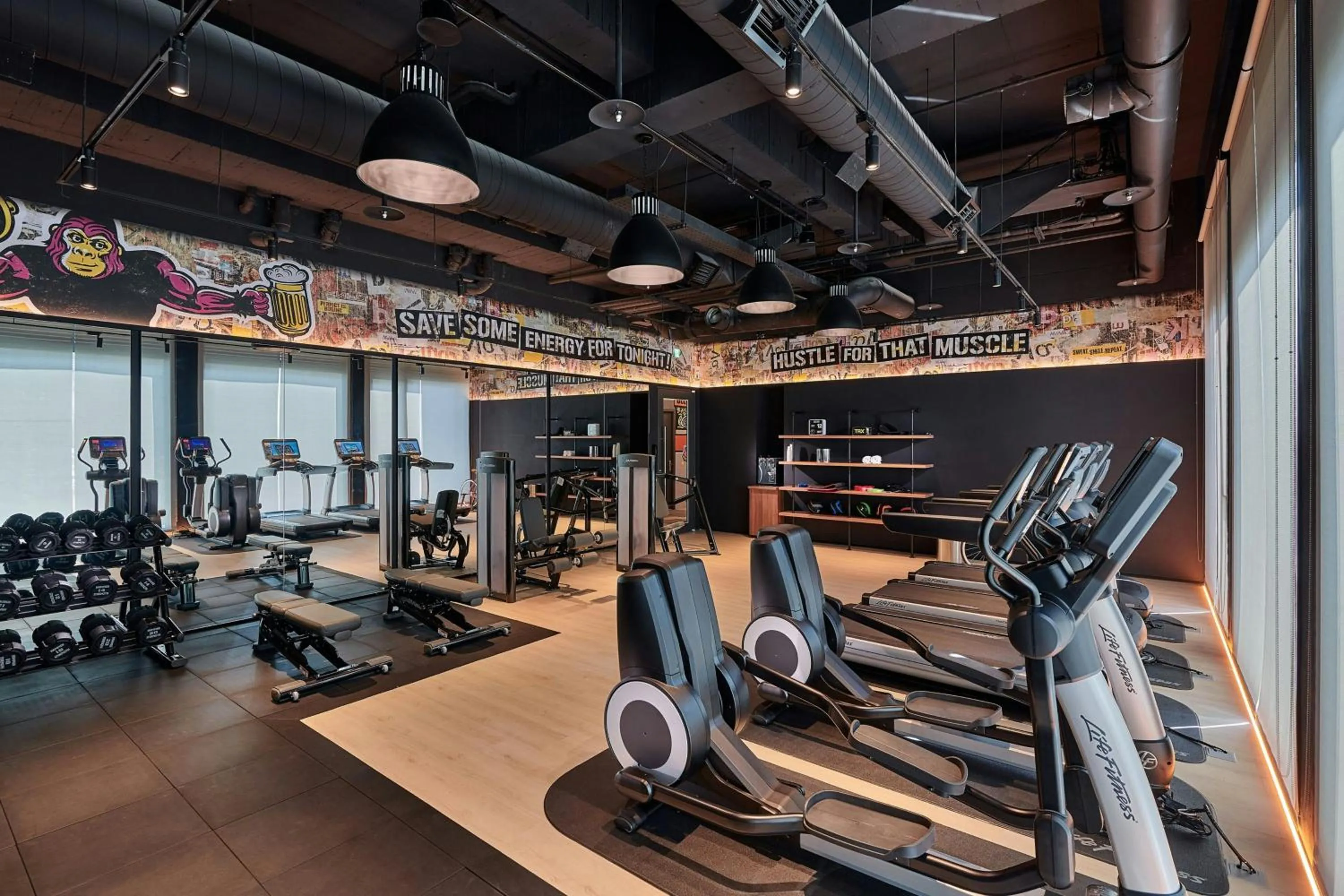 Fitness centre/facilities in Moxy Taichung