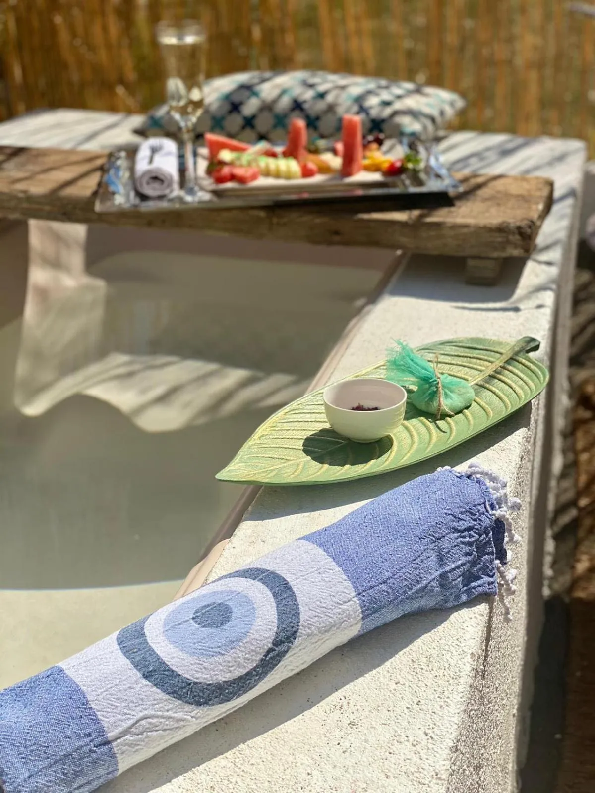 Open Air Bath in Eco Beach And Magic Garden Hotel