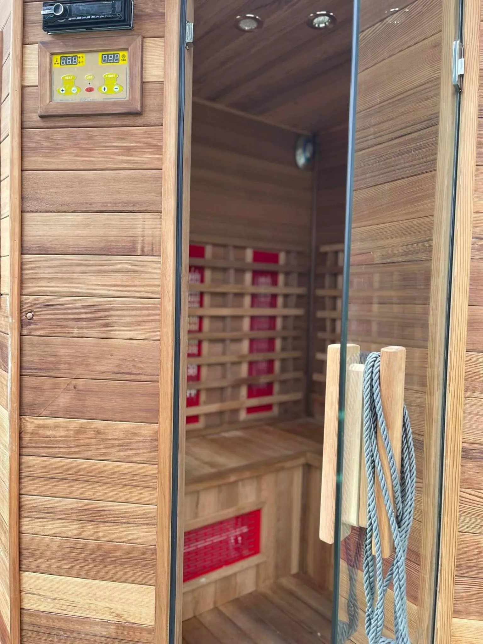 Sauna in Eco Beach And Magic Garden Hotel