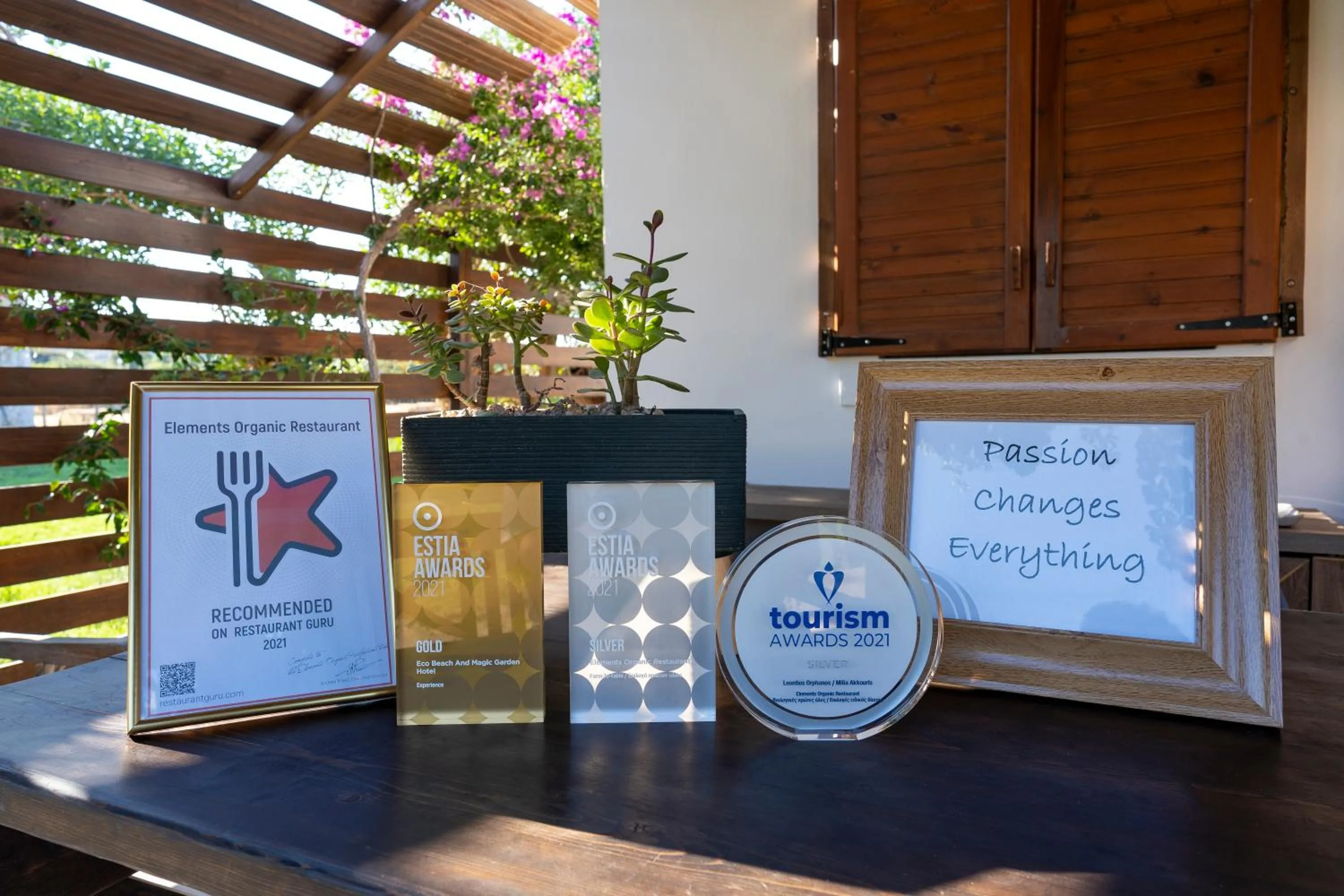 Certificate/Award in Eco Beach And Magic Garden Hotel