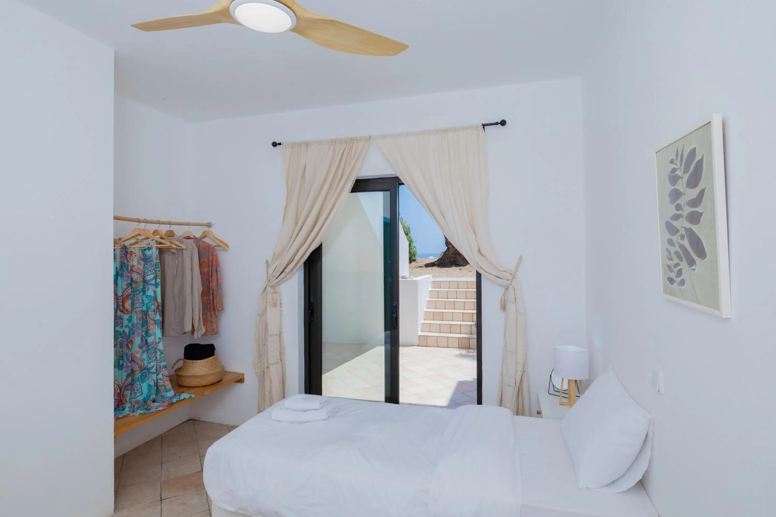 Bed in Eco Beach And Magic Garden Hotel