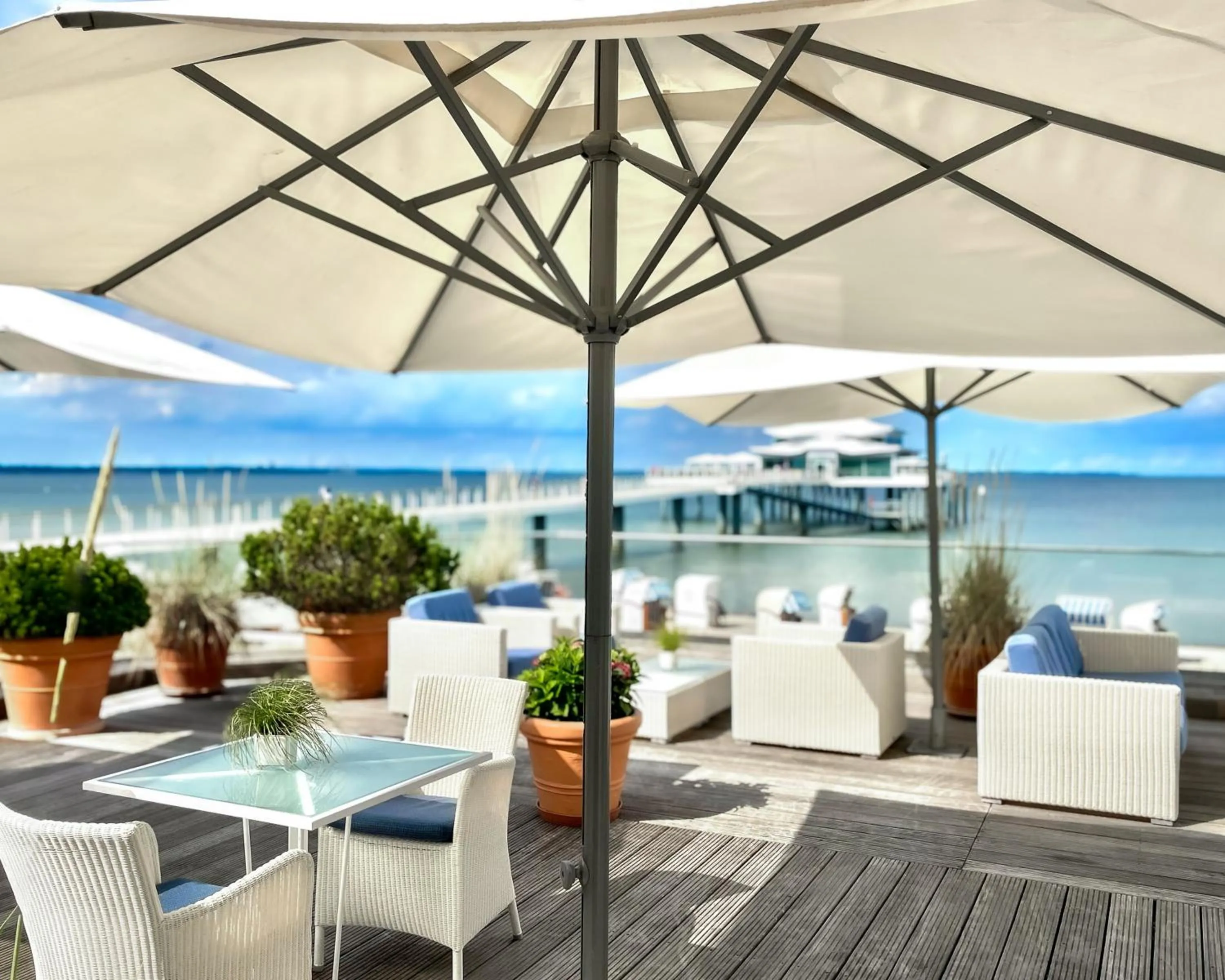 Balcony/Terrace in Grand Hotel Seeschlösschen Sea Retreat & SPA