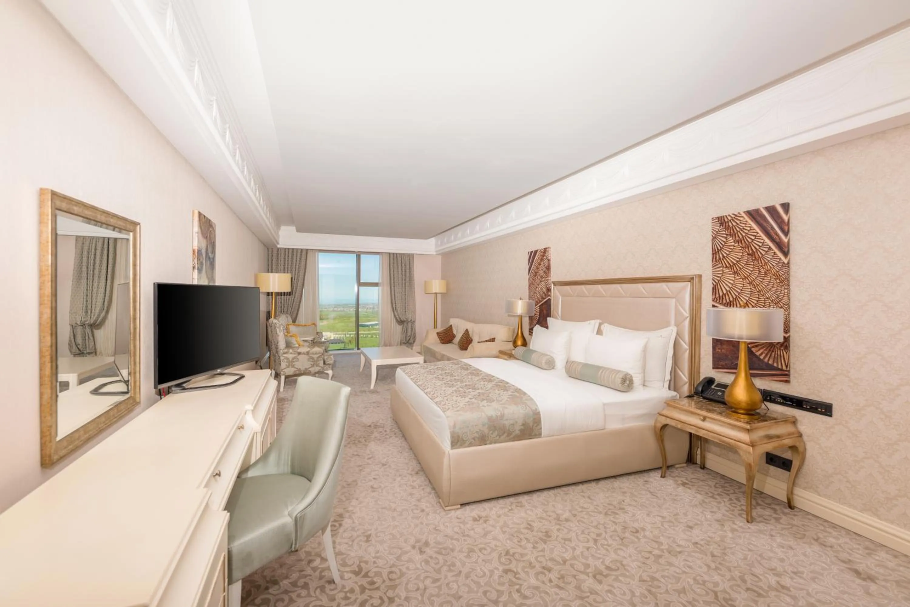 Photo of the whole room, Bed in Quba Palace Hotel & Golf Resort