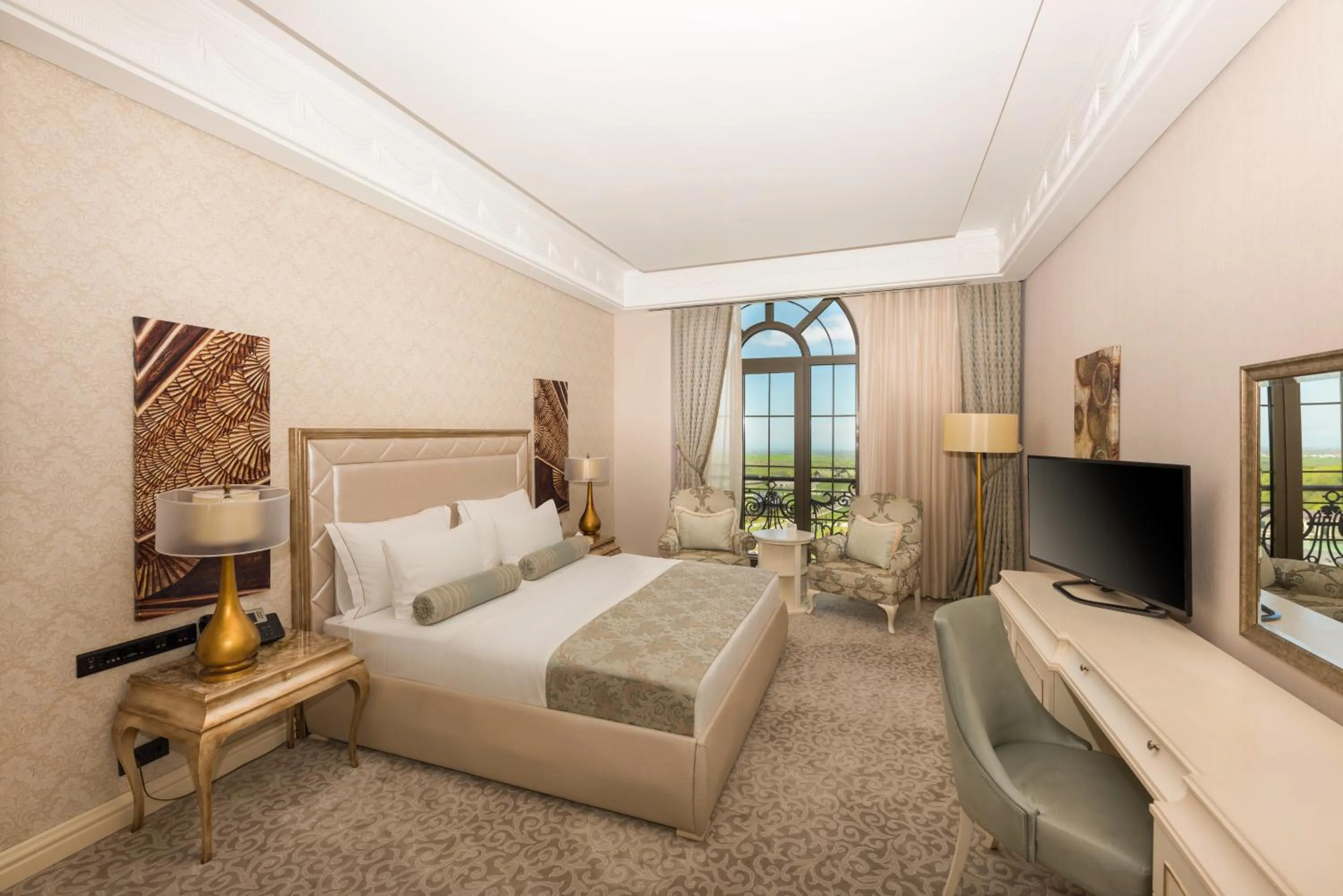 Photo of the whole room, Bed in Quba Palace Hotel & Golf Resort