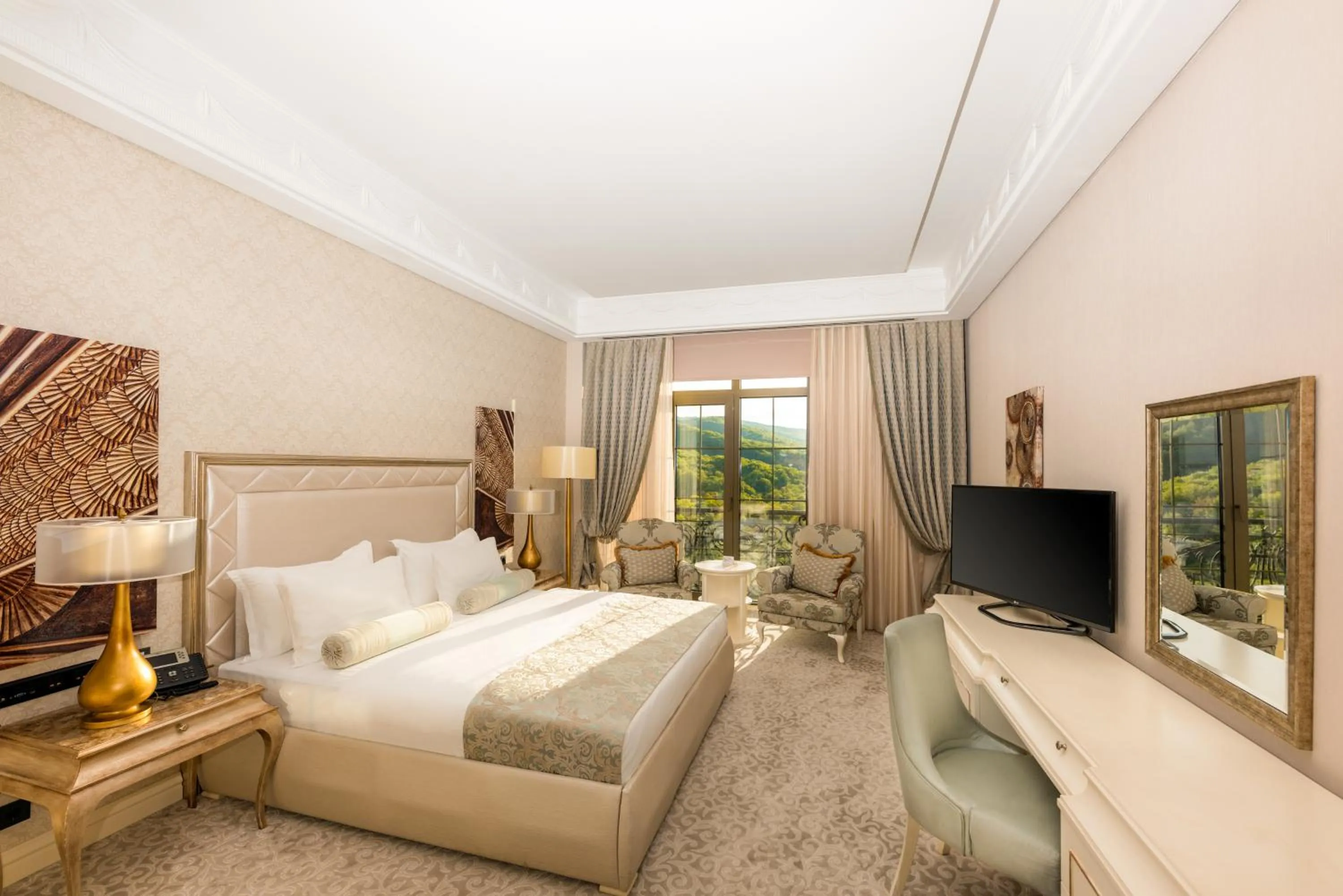 Bed in Quba Palace Hotel & Golf Resort