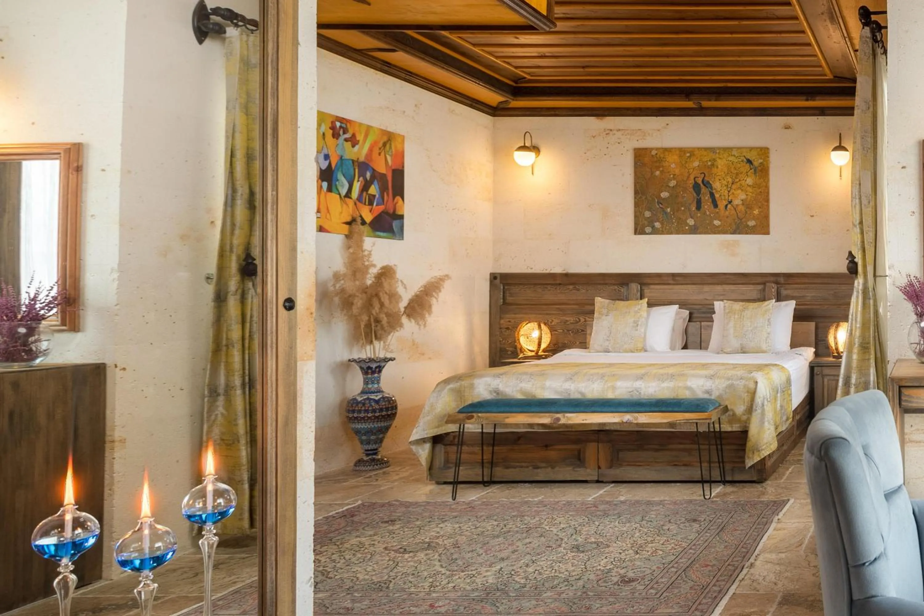 Photo of the whole room, Bed in Cappadocia Acer Cave Hotel