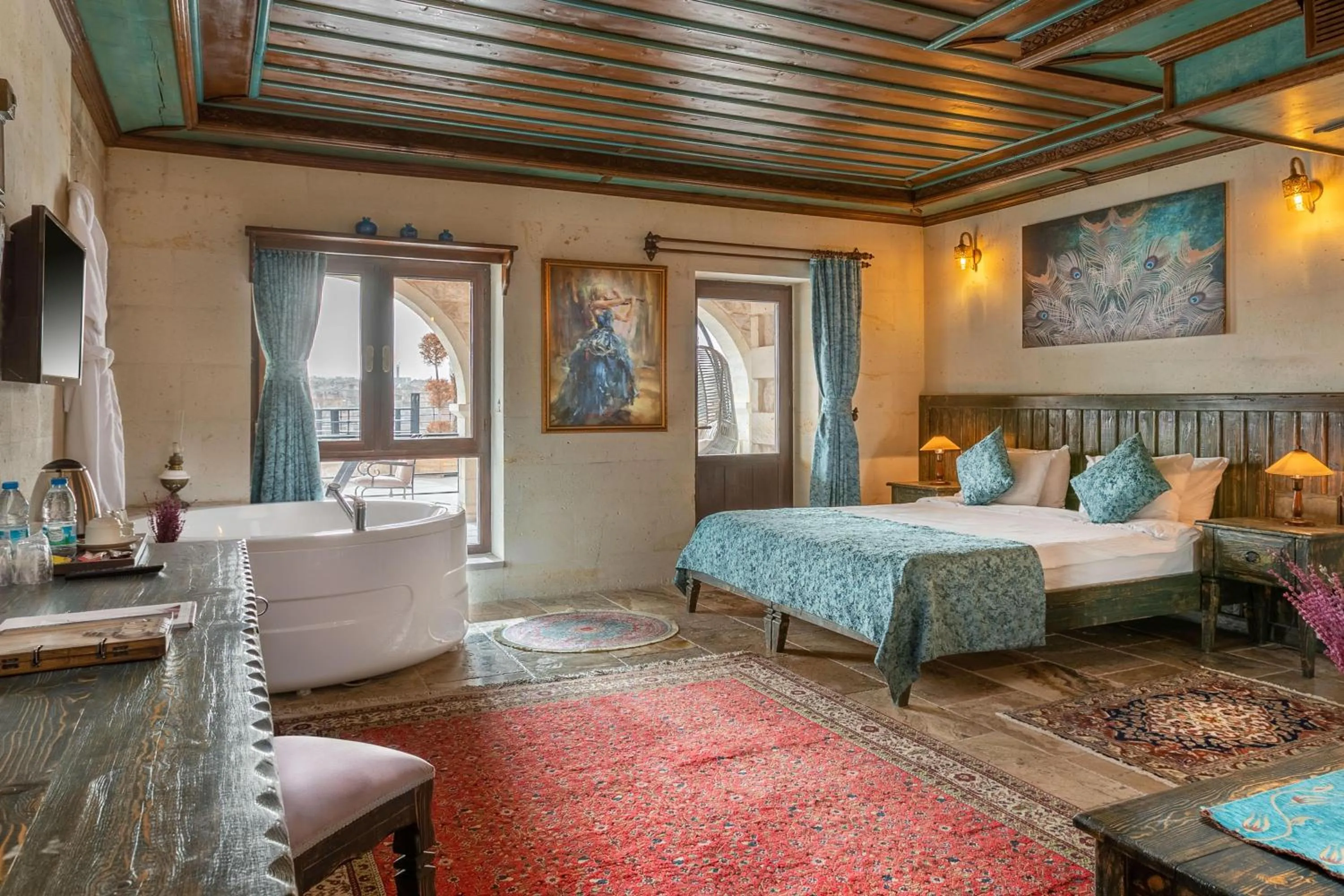 Photo of the whole room, Bed in Cappadocia Acer Cave Hotel